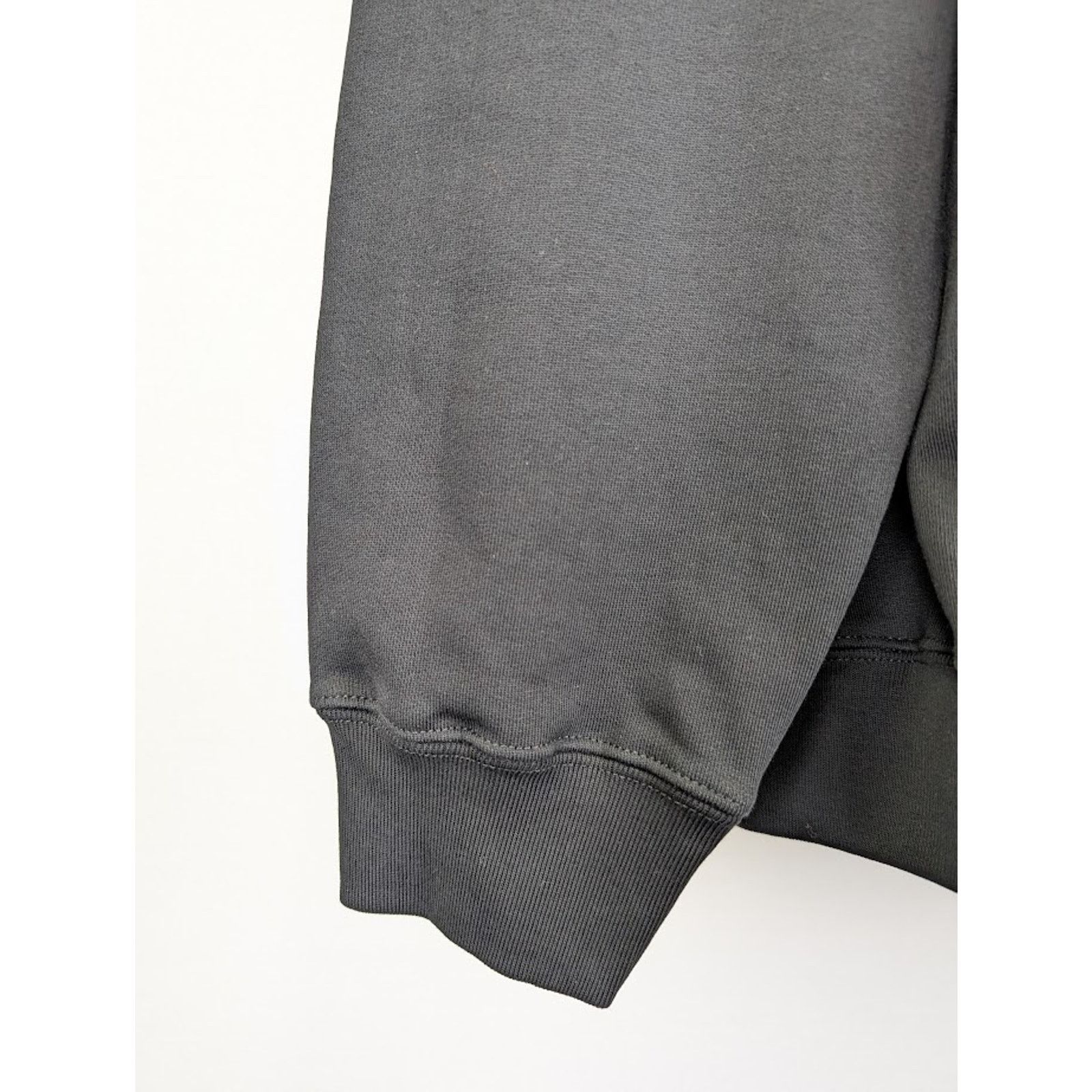 Balenciaga o1rshd1 Moll Bouclet Large Fit Hoodie in Black/White Size US M / EU 48-50 / 2 - 7 Thumbnail