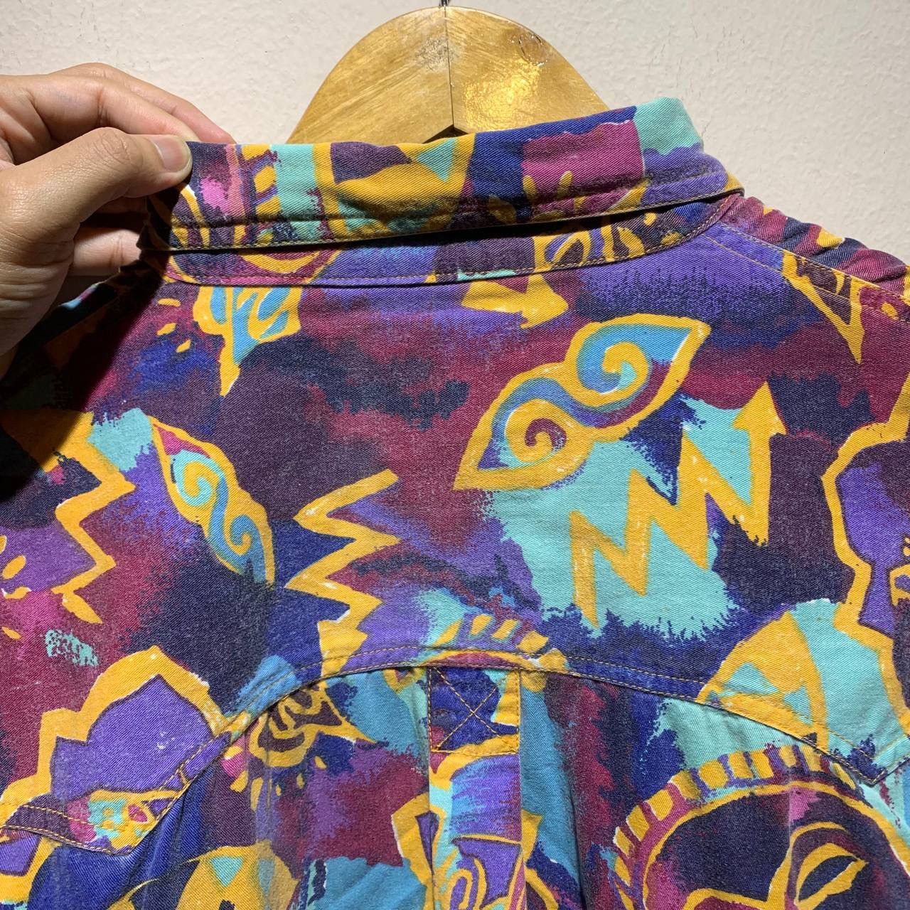 Rip Curl Vintage 90’s Ripcurl Overprint African Geometric Surfwear Size US L / EU 52-54 / 3 - 9 Thumbnail