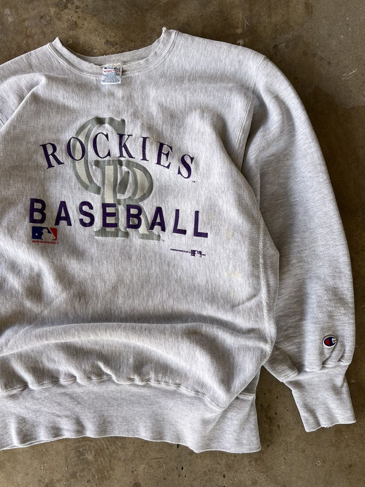 Champion Vtg 90’s Rockies Champion Reverse Weave Sweatshirt Crewneck Size US XL / EU 56 / 4 - 1 Thumbnail