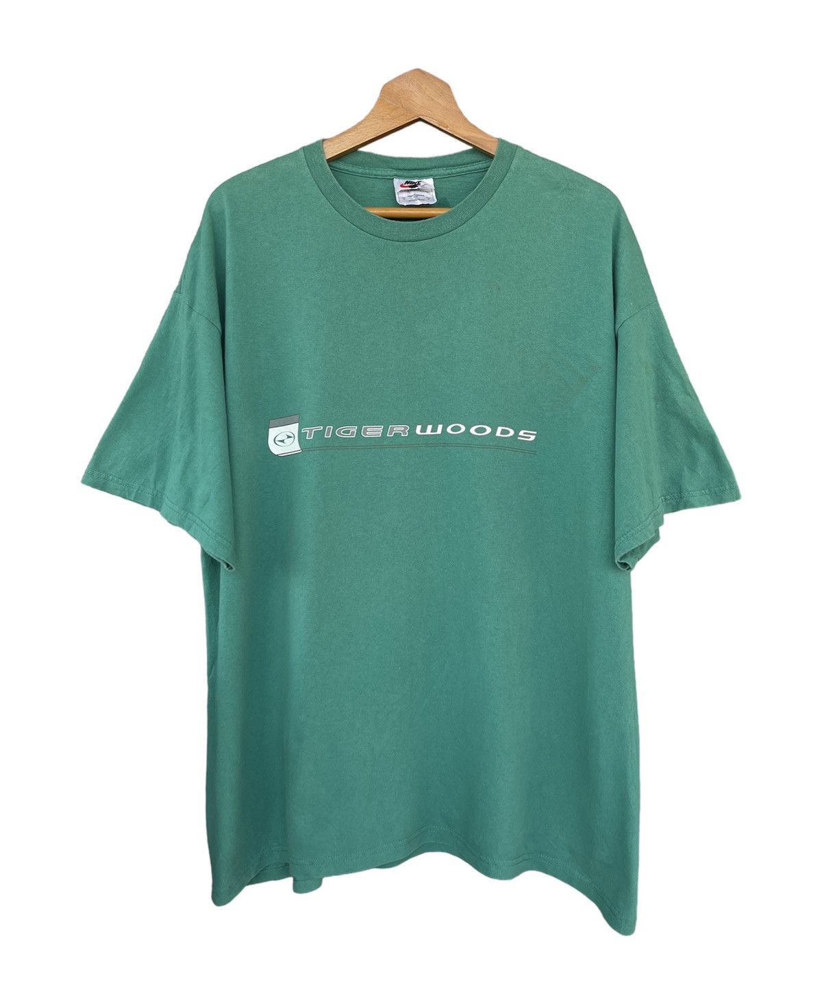 Nike × Vintage Vintage 90s Nike Tiger woods tee Size US XL / EU 56 / 4 - 1 Thumbnail