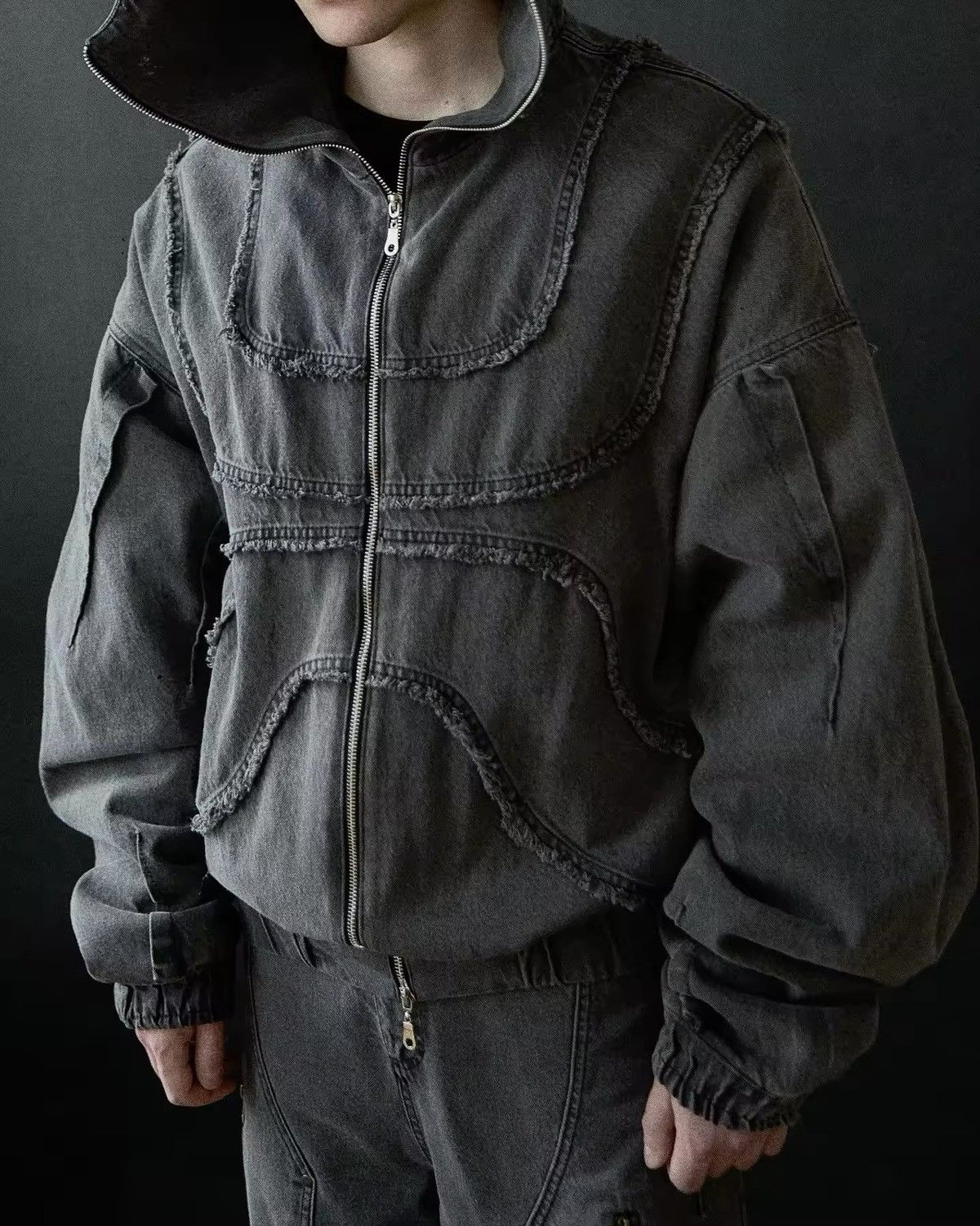Other Oversized Leisure Zip Up Hoodie Size US L / EU 52-54 / 3 - 2 Thumbnail