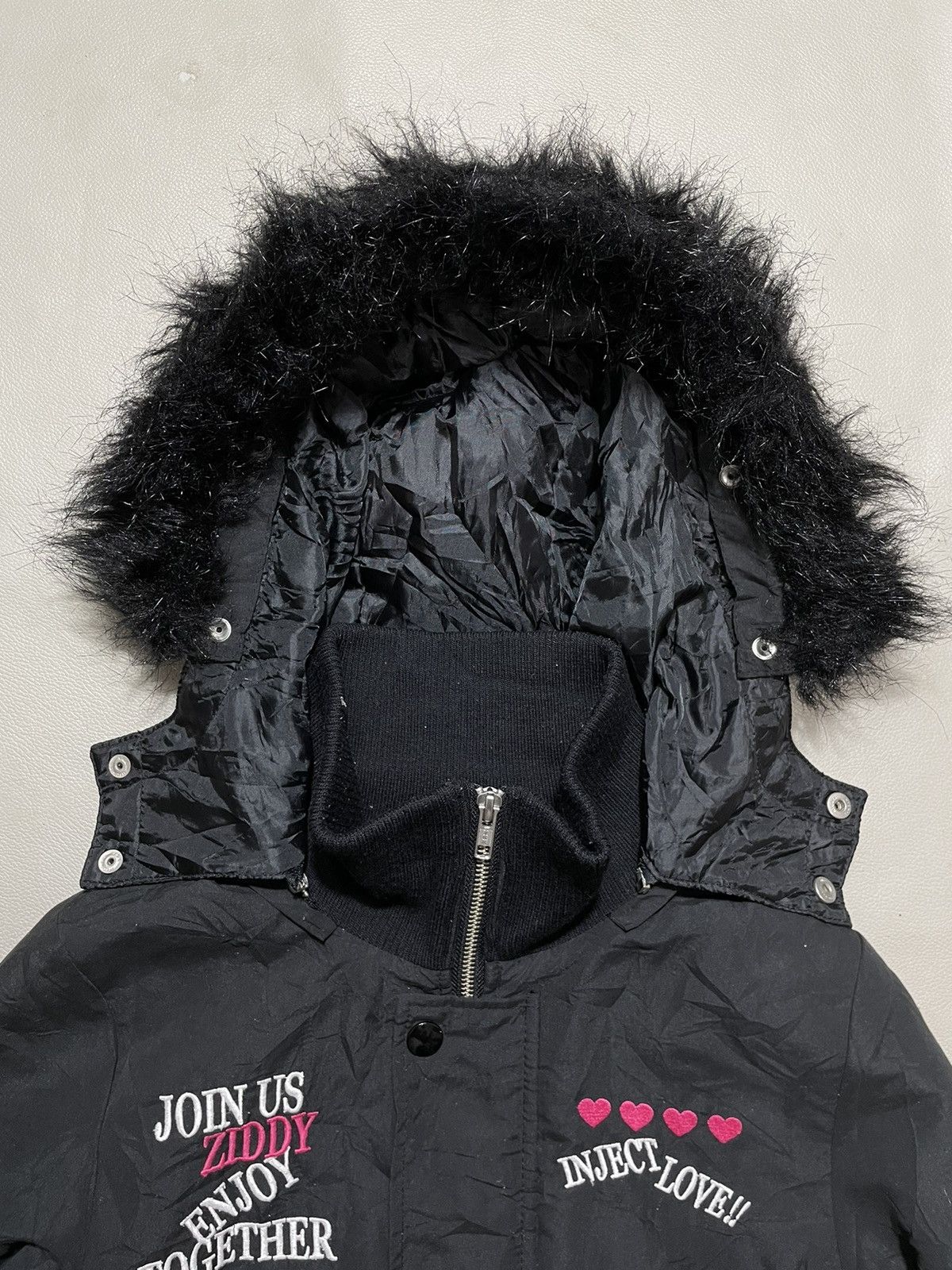 Hysteric Glamour Ziddy puffer Black Fur jacket winter session Size S / US 4 / IT 40 - 4 Thumbnail