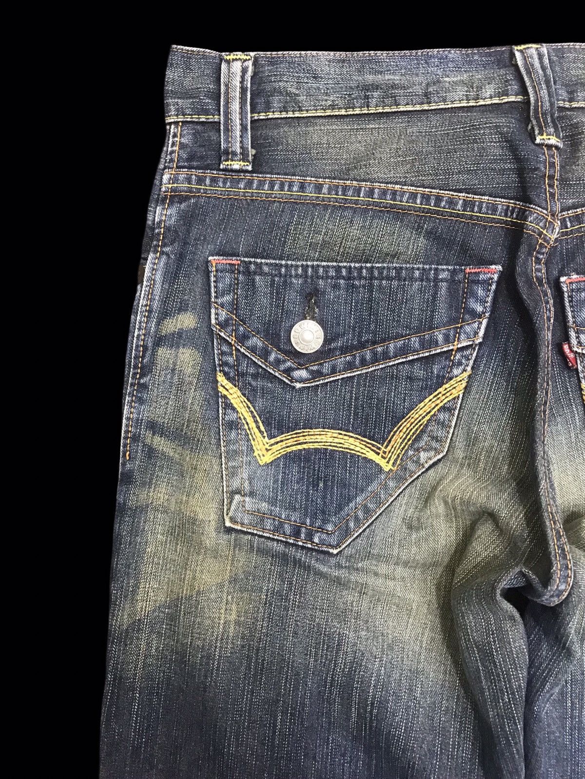 Edwin 💥WIDE FLARE💥EDWIN STONEWASH SICK FADES MUD WASH DENIM F330 Size US 32 / EU 48 - 11 Thumbnail