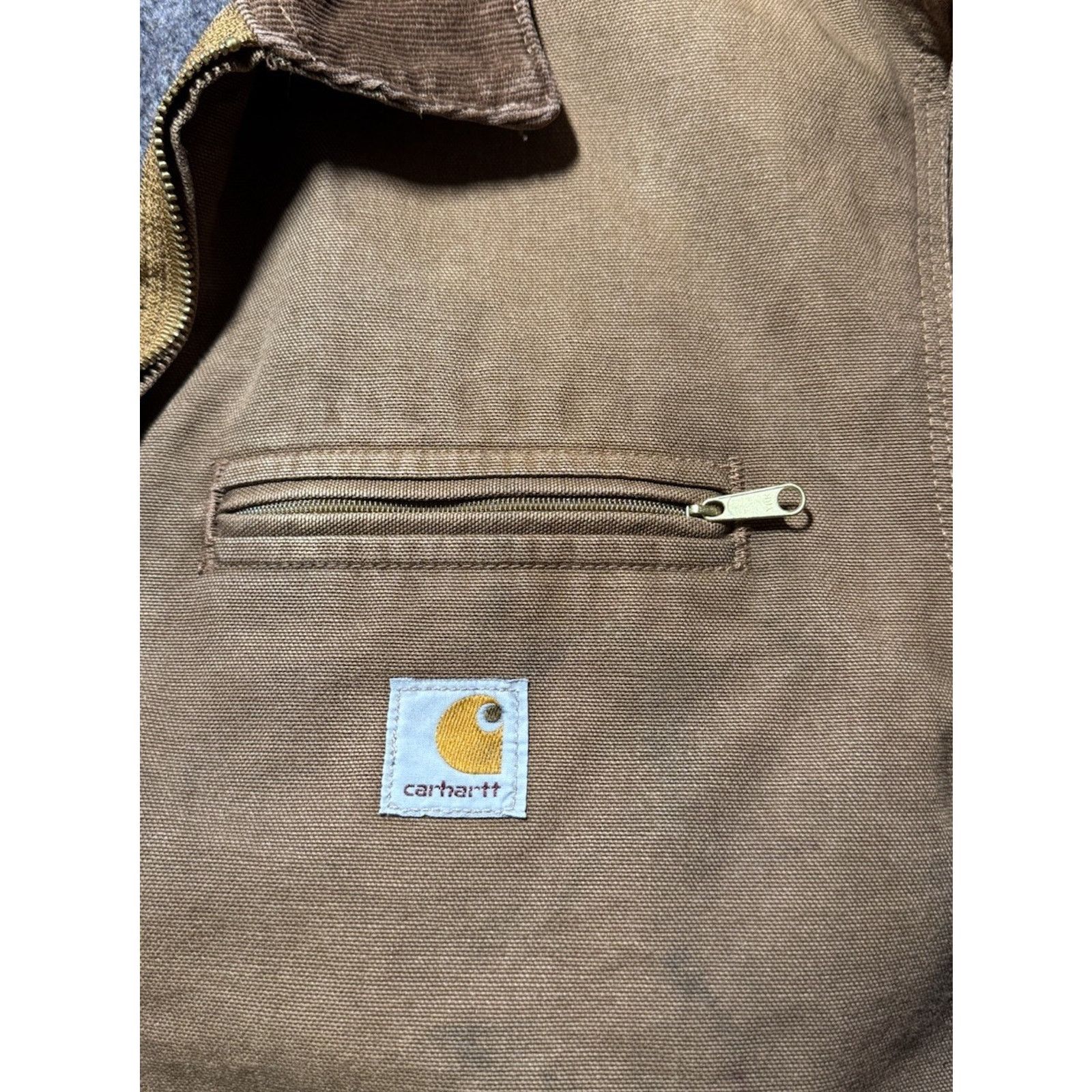Carhartt Vintage Carhartt Detroit Jacket Mens Large Blanket Workwear Size US L / EU 52-54 / 3 - 15 Thumbnail