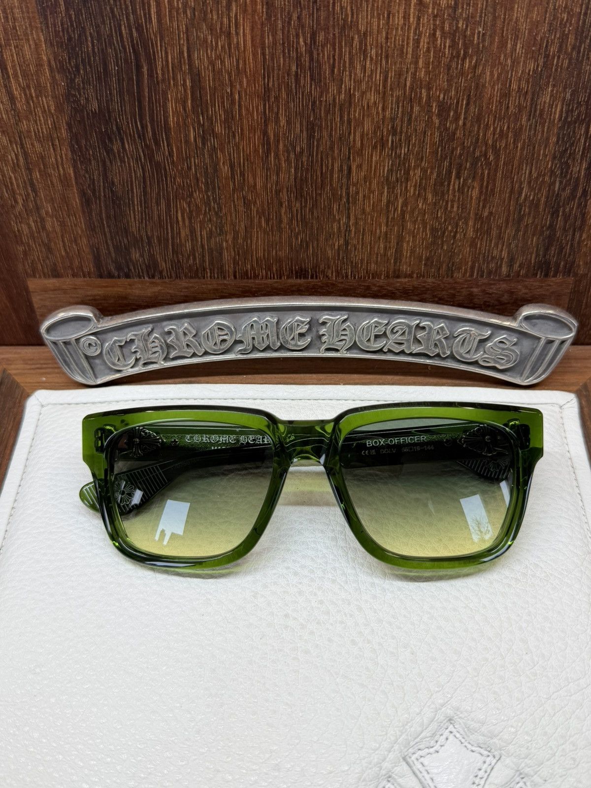 Chrome Hearts Chrome Hearts Box Officer Sunglasses Size ONE SIZE - 3 Thumbnail
