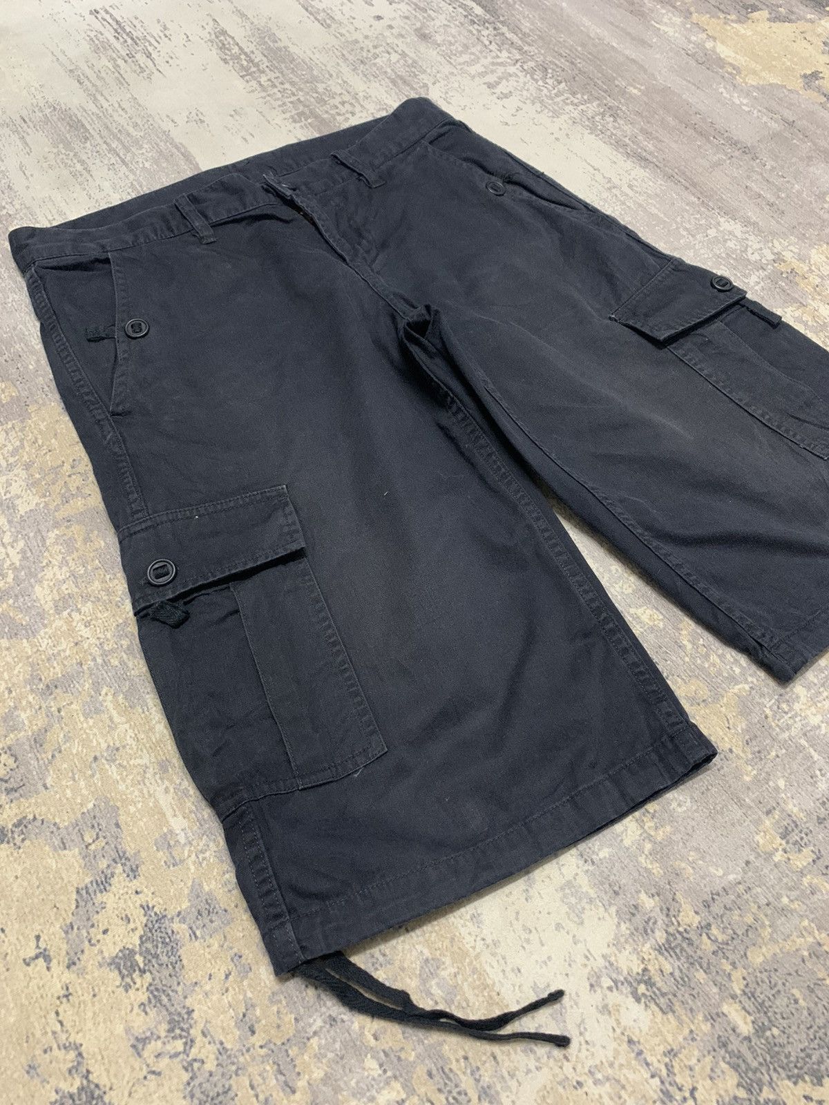 PPFM Japanese PPFM Archive Multi-Pocket Bondage Cargo Shorts Size US 32 / EU 48 - 2 Thumbnail
