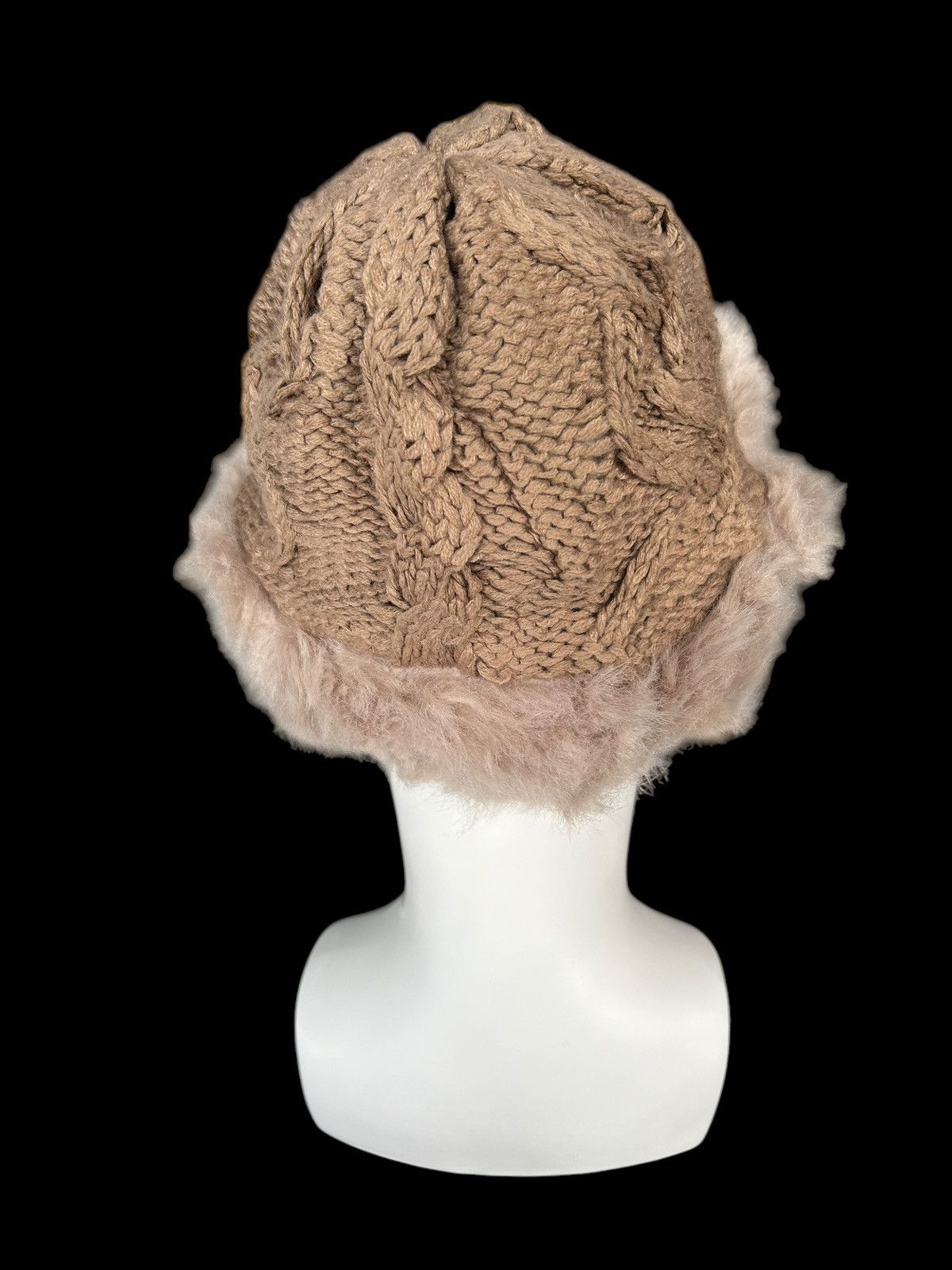 Japanese Brand × Kapital × Vintage Crochet Knitted Fur Beanie Hats Rare☠️☠️🎌 Size ONE SIZE - 3 Thumbnail
