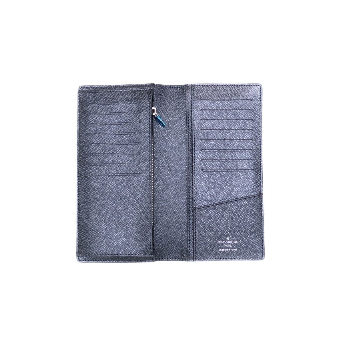 Louis Vuitton 675$MRP LOUIS VUITTON Brazza Damier Graphite Canvas Wallet Size ONE SIZE - 5 Thumbnail