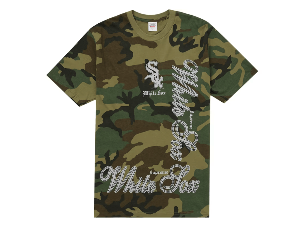 Supreme Supreme MLB Teams Sox Tee Camo Size M Size US M / EU 48-50 / 2 - 1 Thumbnail
