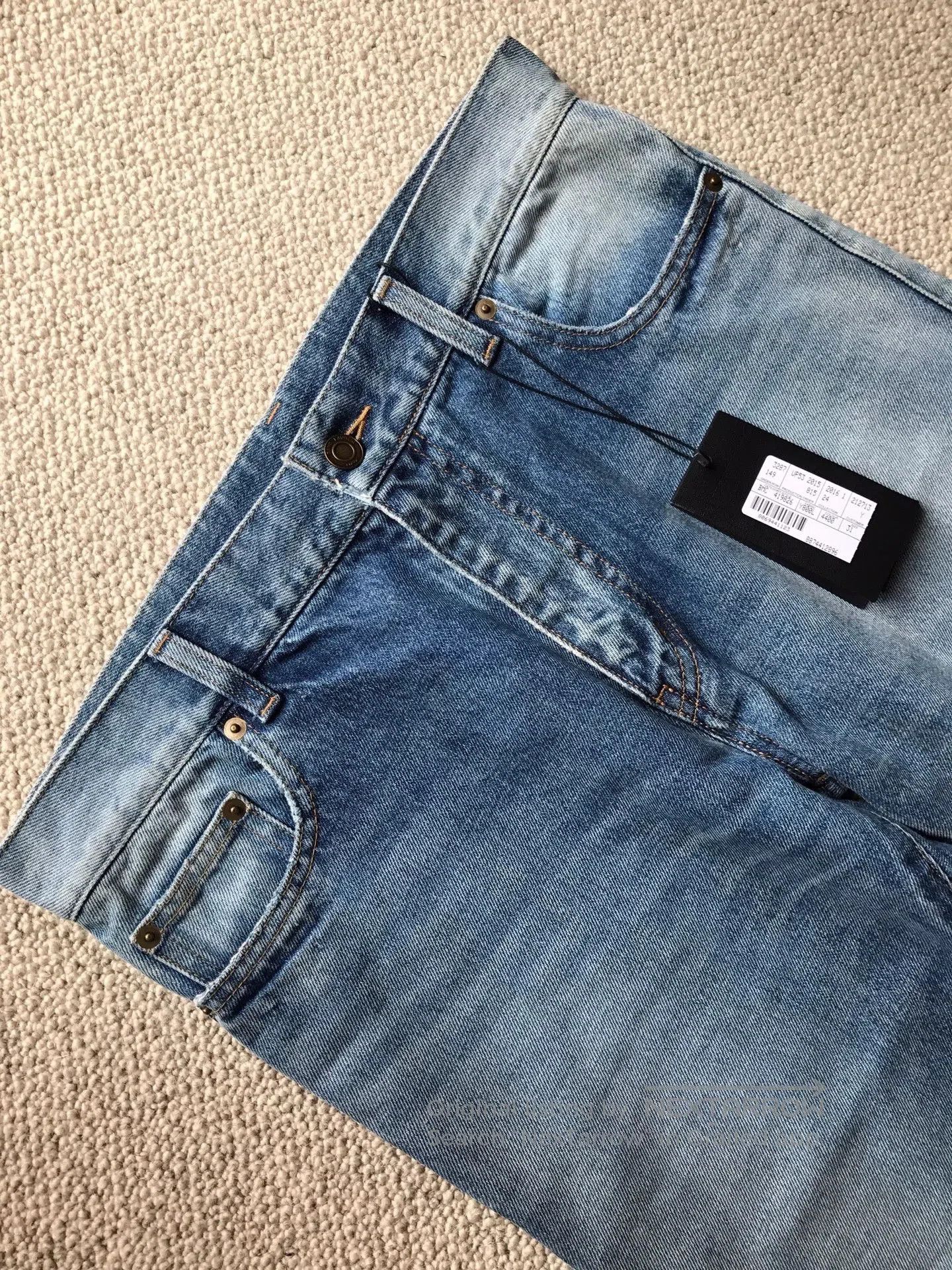 Yves Saint Laurent YSL SLP D10 Distressed Jeans W31. Size US 31 - 3 Thumbnail