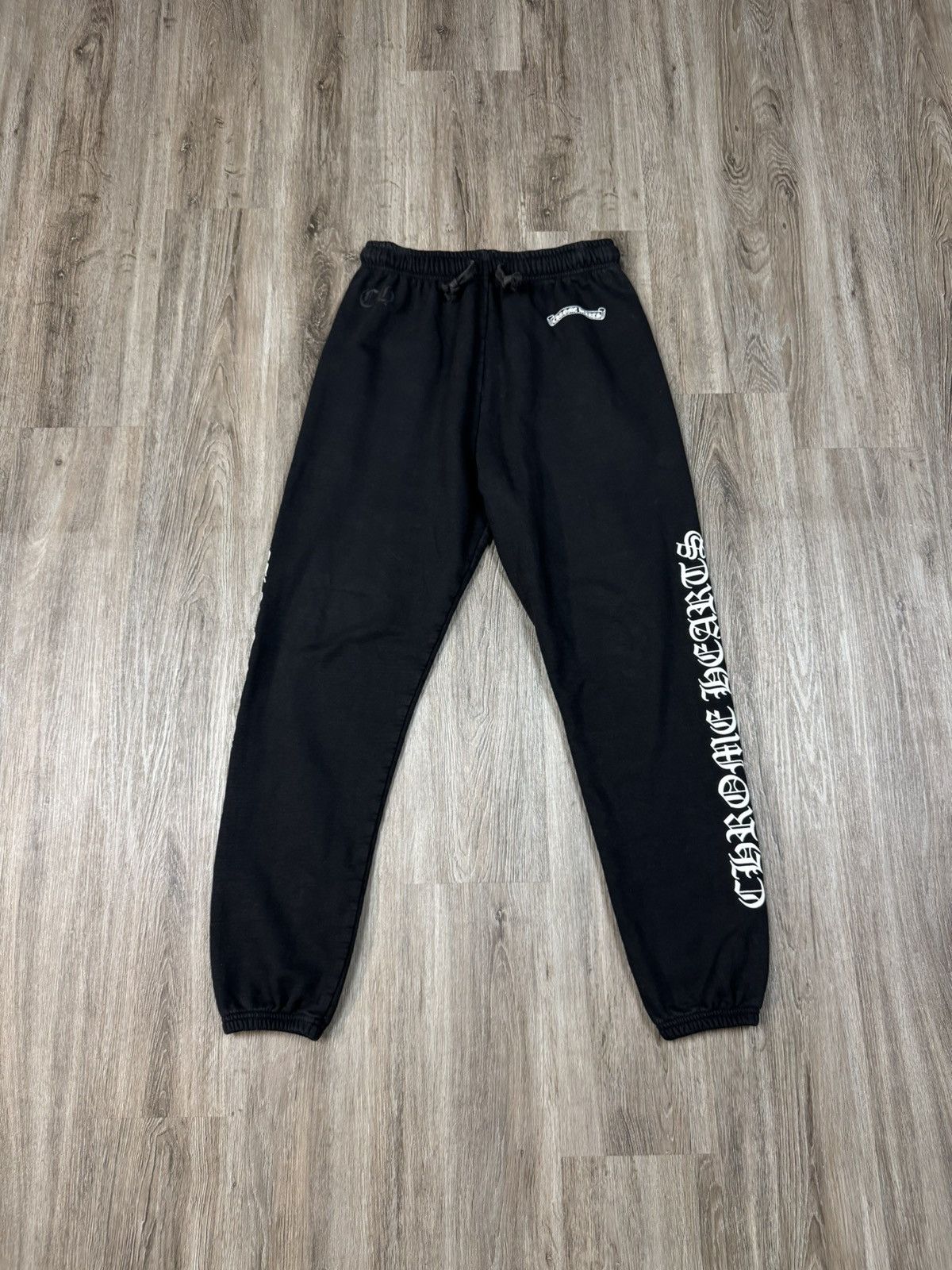 Chrome Hearts Chrome Hearts “Fuck You” Scroll Logo Sweatpants Black Size M Size US 32 / EU 48 - 1 Thumbnail