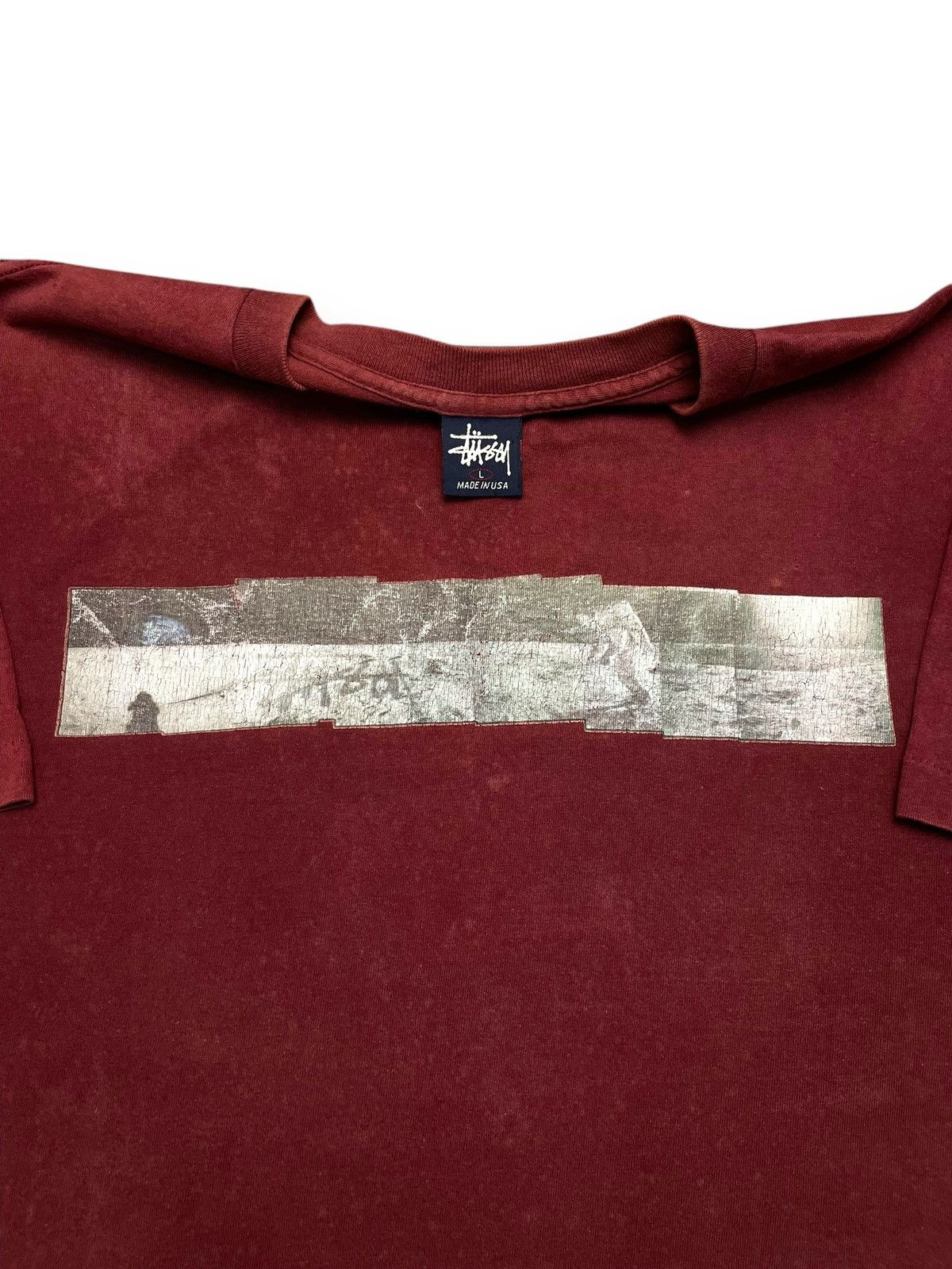 Stussy × Vintage Vintage Stussy Moon Shirt Size US L / EU 52-54 / 3 - 3 Thumbnail