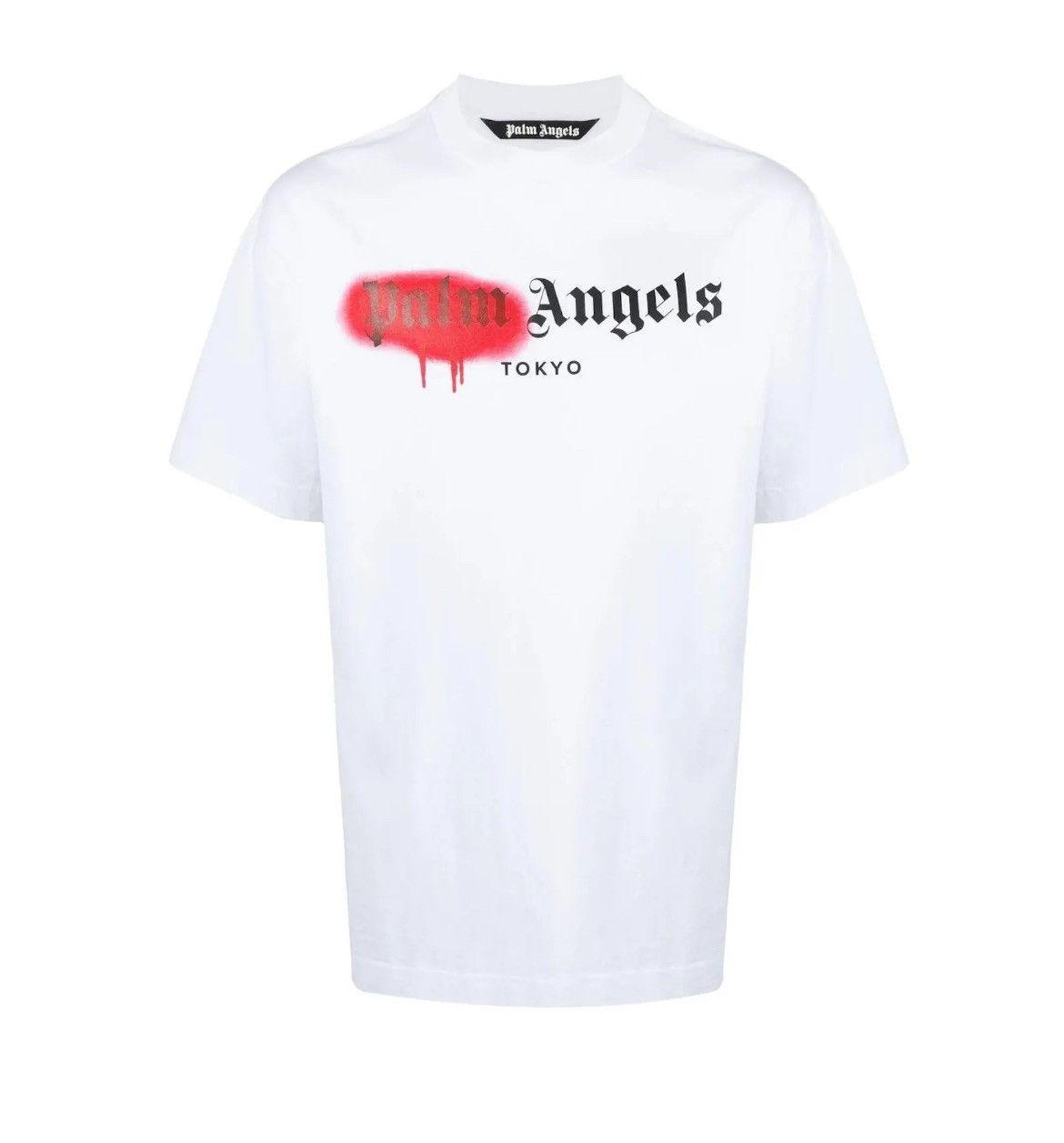 Palm Angels Tokyo Sprayed Logo T-shirt Size Small NEW
