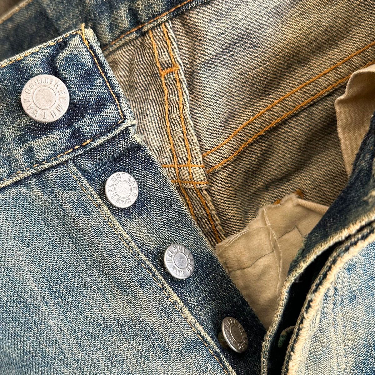 Helmut Lang THRASHED 1998 Painter Denim Size US 31 - 11 Thumbnail