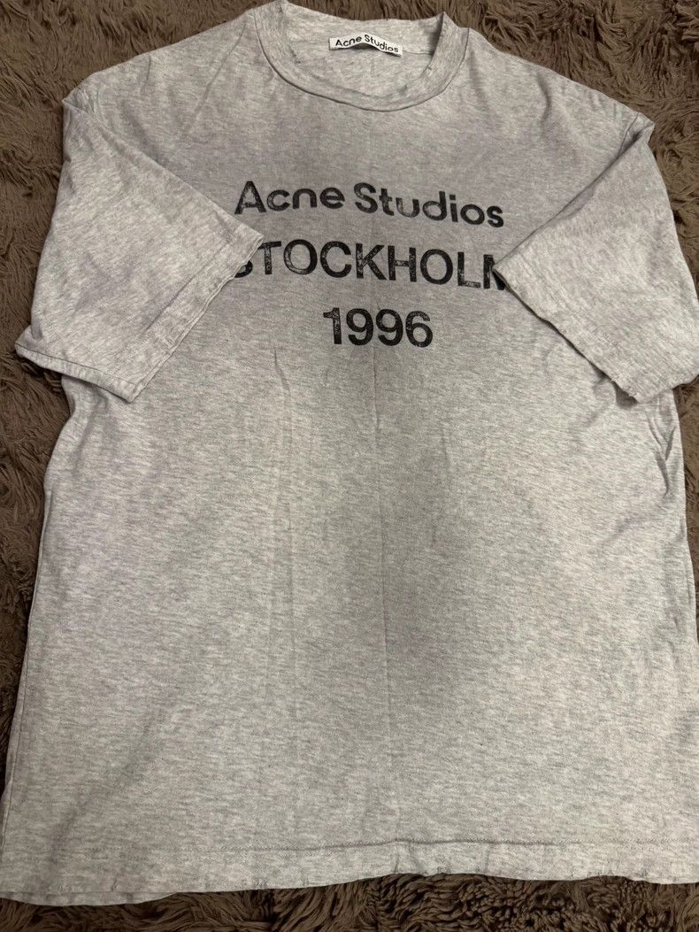 Acne Studios Acne Studios Grey short-sleeved shirt Size XS / US 0-2 / IT 36-38 - 2 Thumbnail
