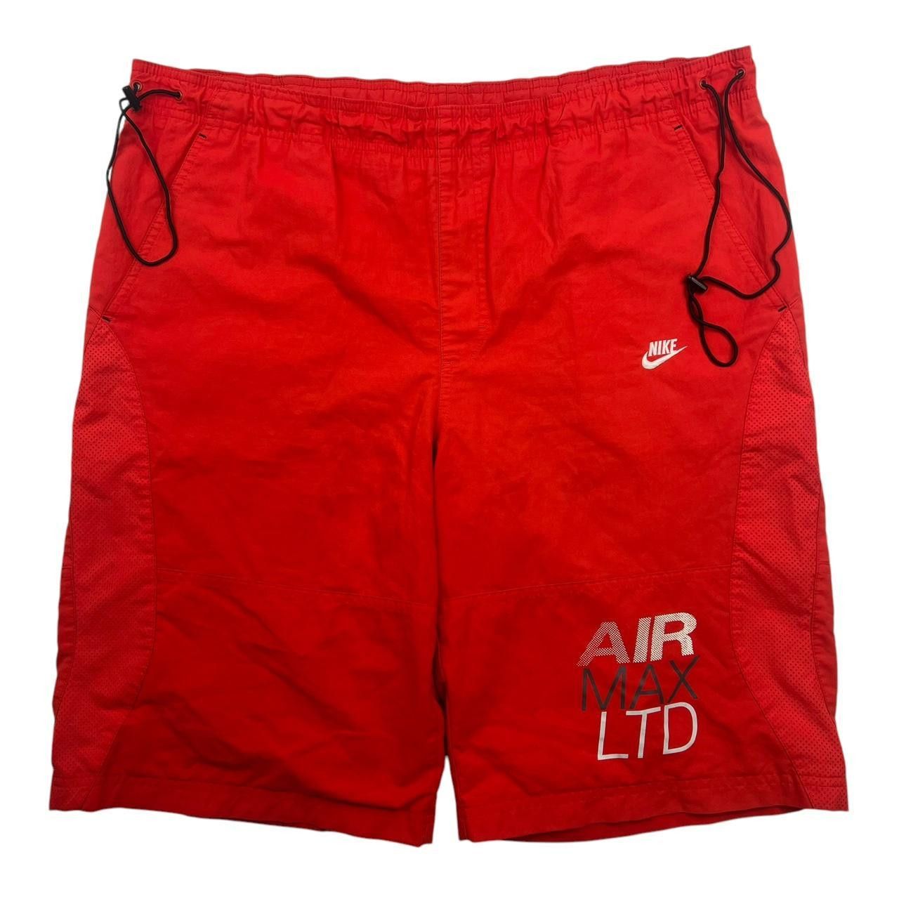 Nike Vintage 2000s Red Nike LTD Shorts - Large Size US 40 / EU 56 - 1 Thumbnail