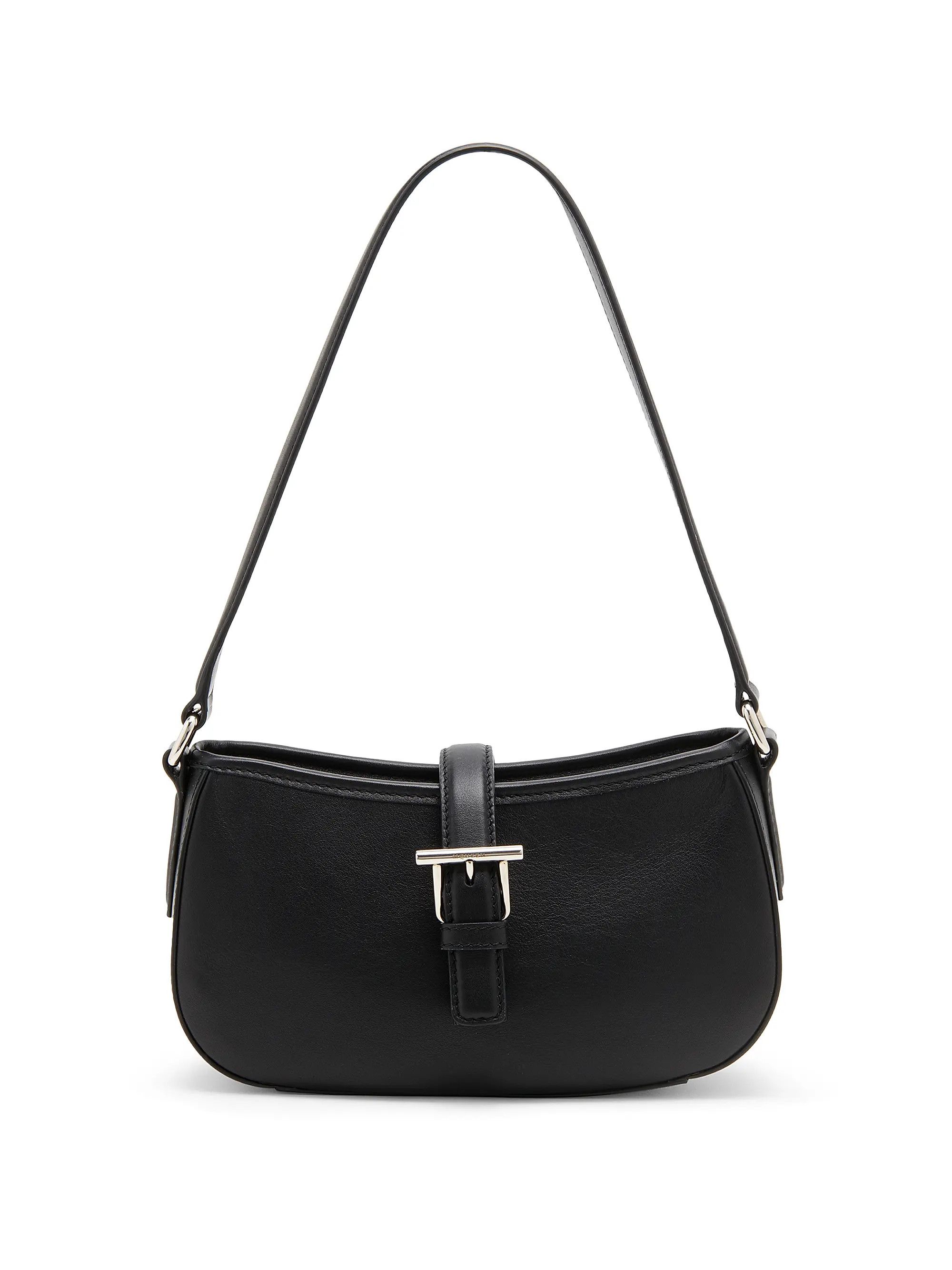 Alexander McQueen os11x0126 Size: OS / Mini T-Bar Leather Shoulder Bag Black Size ONE SIZE - 1 Thumbnail