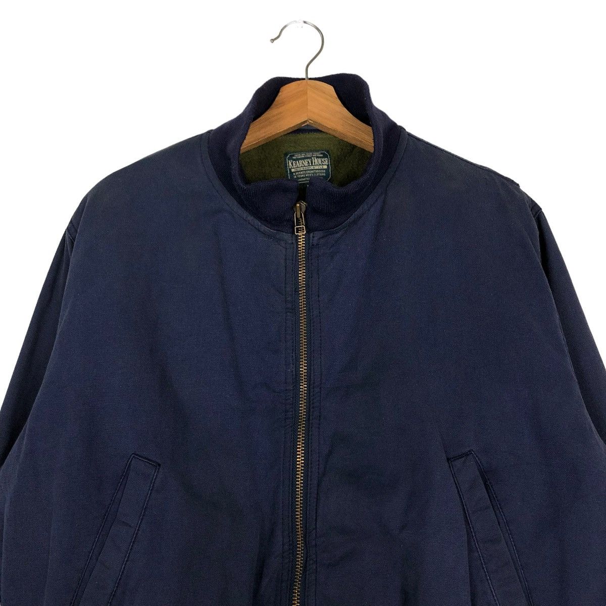 Japanese Brand 🔥VINTAGE BOMBER JACKET KEARNEY HOUSE ISSEY MIYAKE BLANKET Size US L / EU 52-54 / 3 - 3 Thumbnail