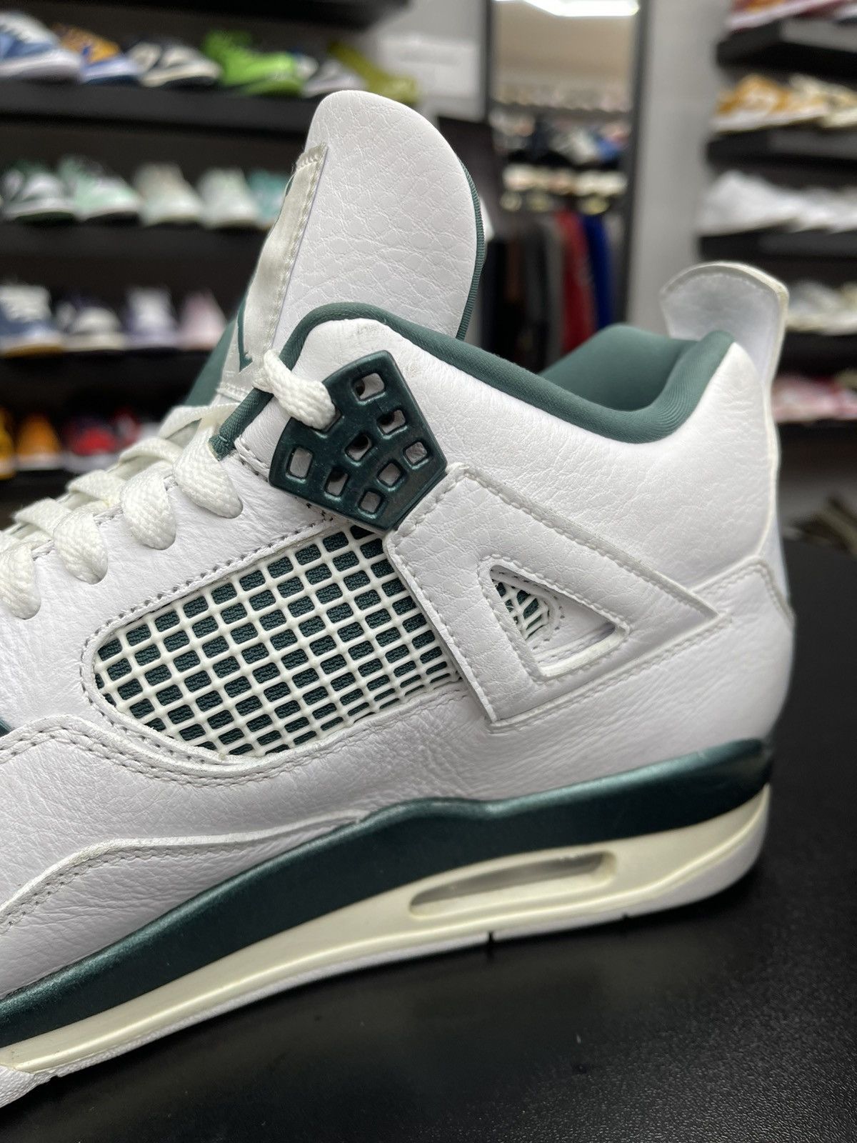 Nike Size 11.5 - Nike Air Jordan 4 Retro Oxidized Green White Size US 11.5 / EU 44-45 - 6 Thumbnail