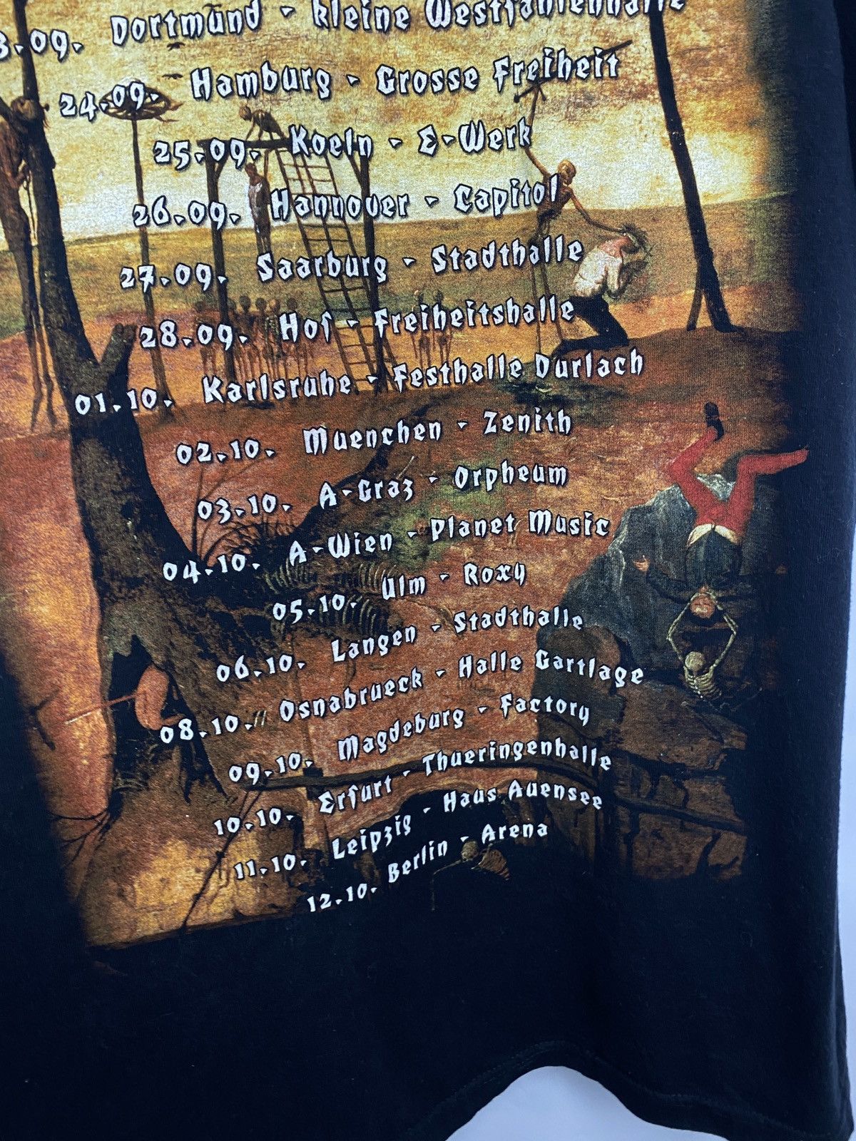 Band Tees 🇩🇪 Vintage 2003 In Extremo Rock Band Germany Long Sleeve Rare Size US XL / EU 56 / 4 - 12 Thumbnail