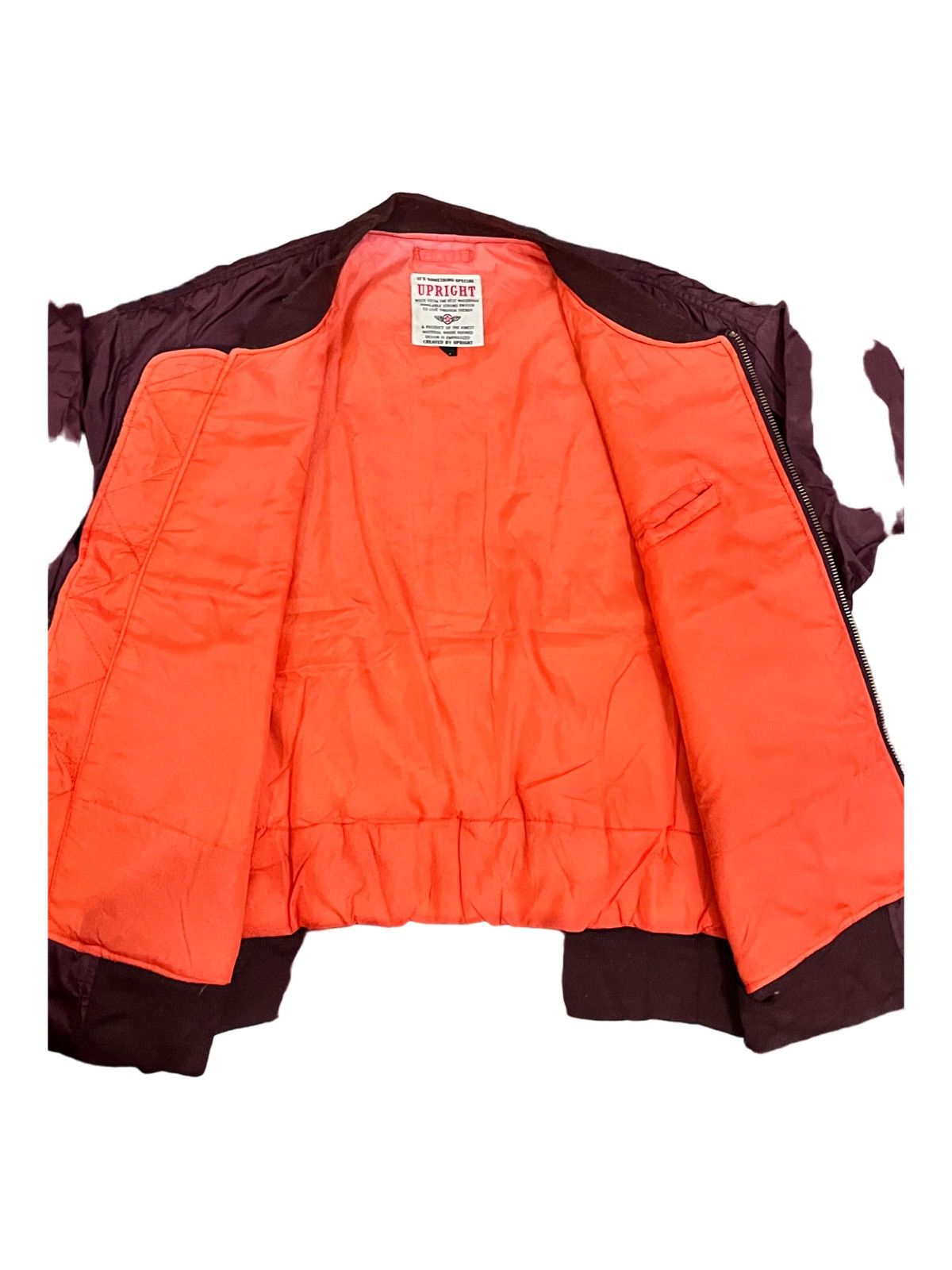 Designer × Japanese Brand Vintage Upright MA-1 Flight Bomber Style Jacket Size US L / EU 52-54 / 3 - 5 Thumbnail