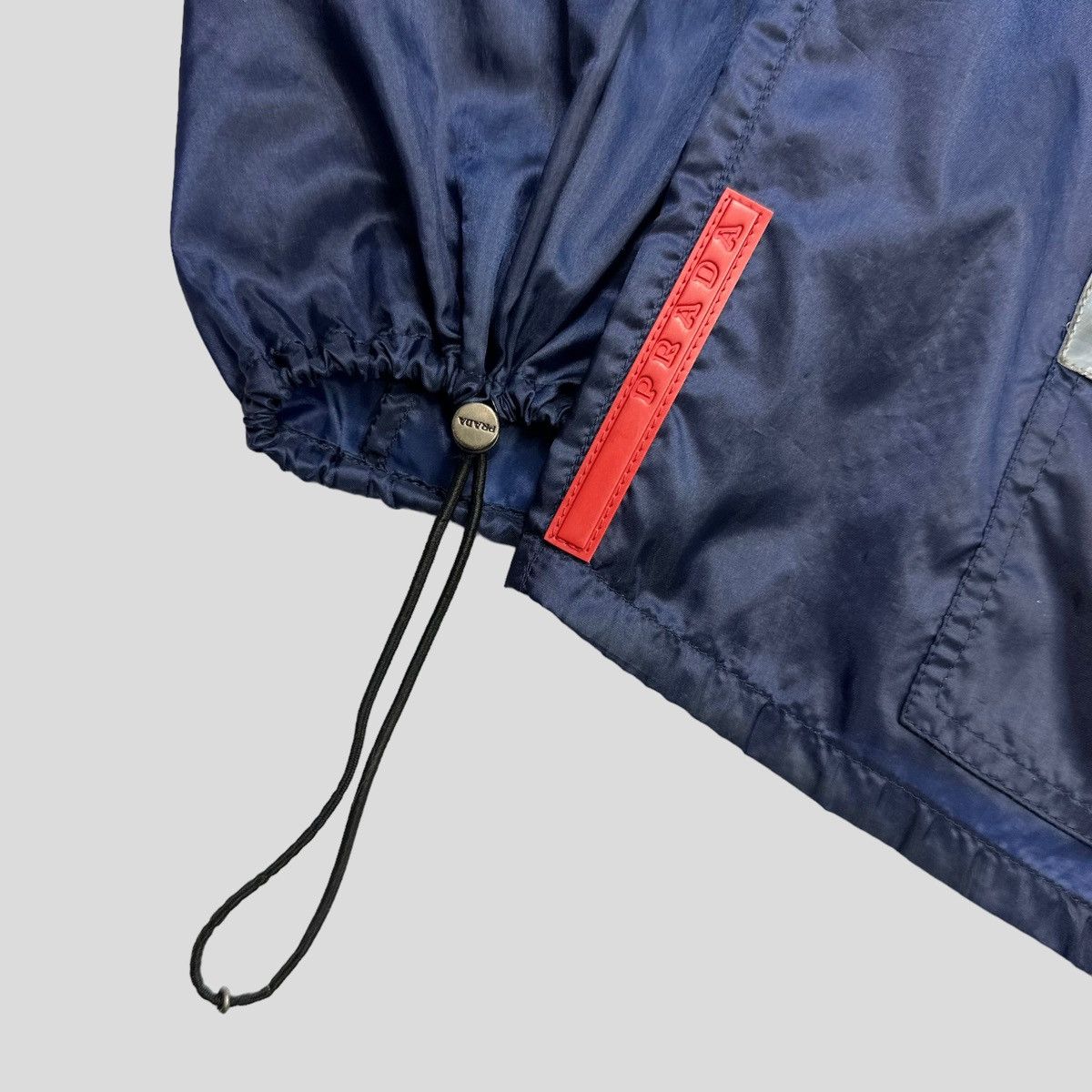 Prada Prada Sport SS99 Convertible Blue Transparent 3m Jacket IT48 Size US M / EU 48-50 / 2 - 3 Thumbnail