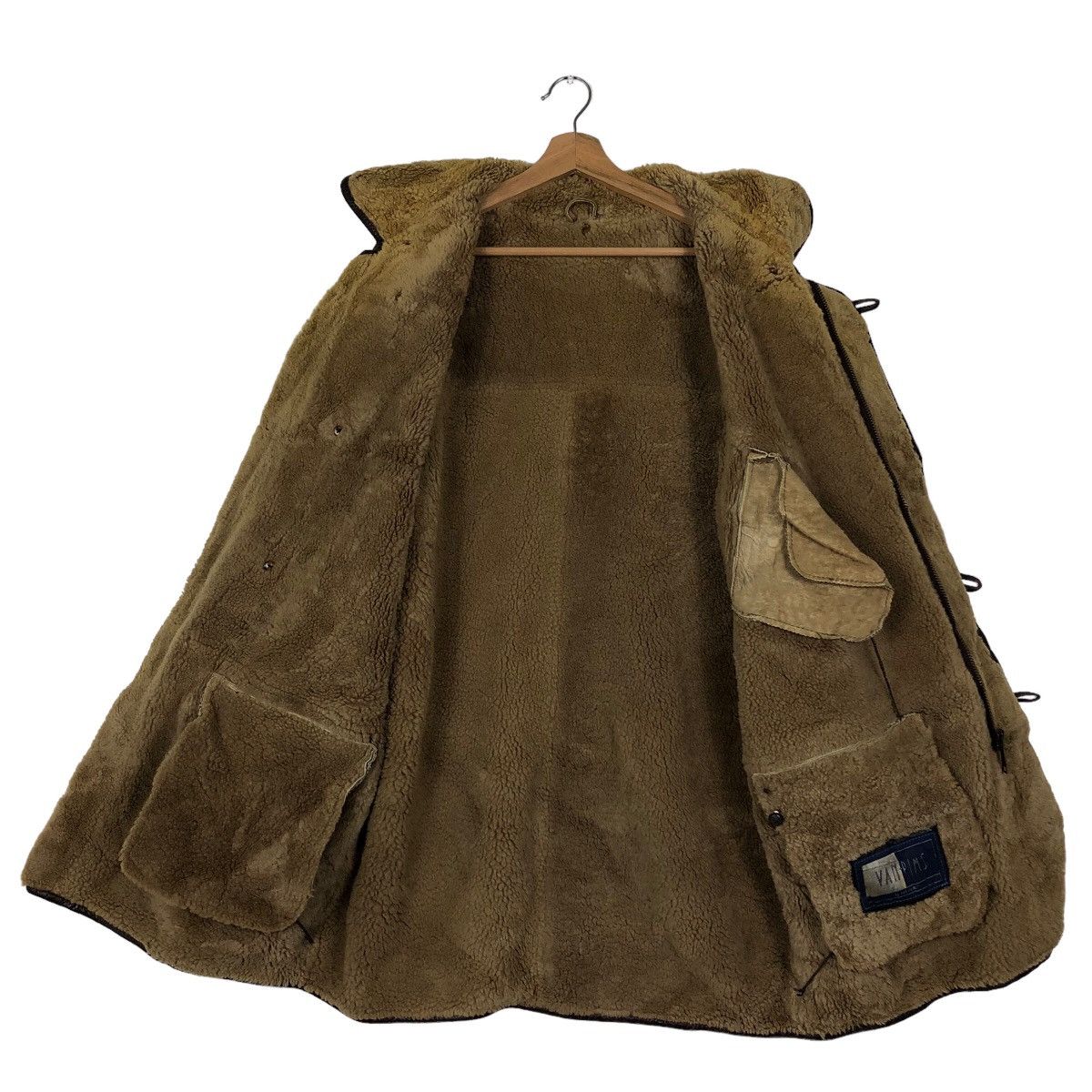 Japanese Brand 🔥Vintage Shearling Leather Jacket Mink Fur Lining Van Jac Size US M / EU 48-50 / 2 - 10 Thumbnail