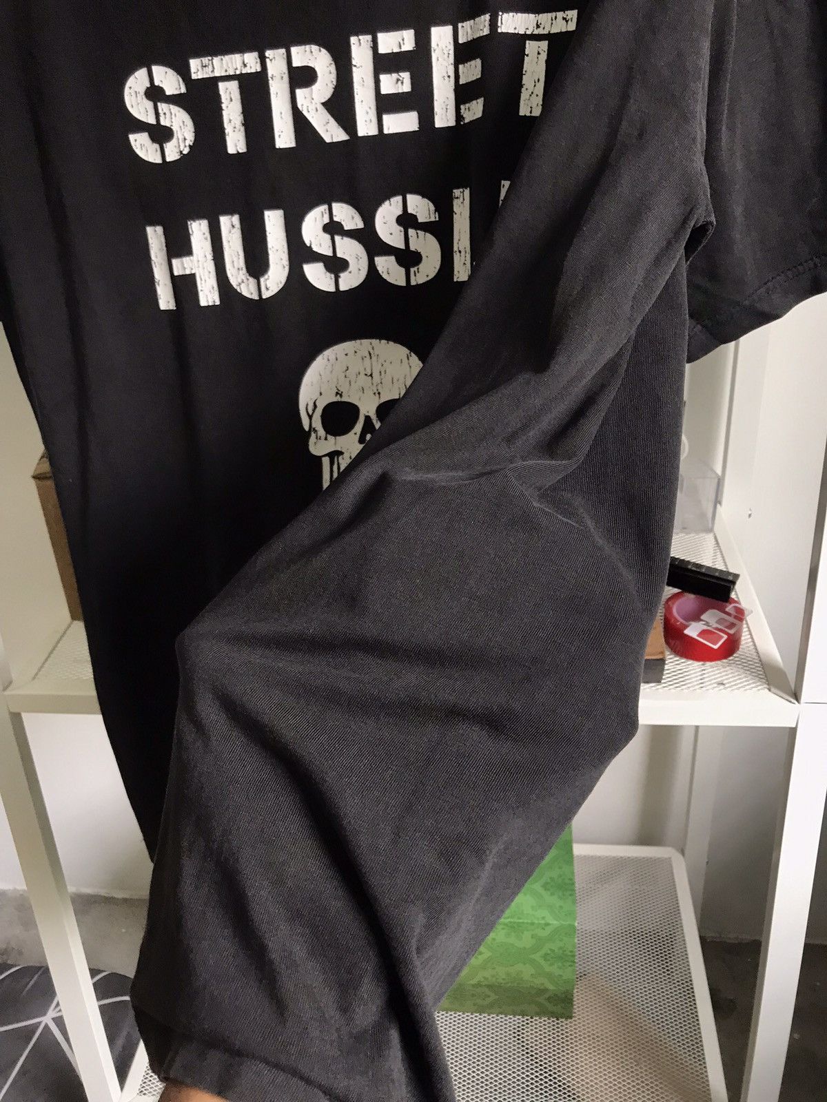 Designer 🔥 RARE 🔥 Number (N)ine Street Hussle Skull🔥 Size US L / EU 52-54 / 3 - 9 Thumbnail