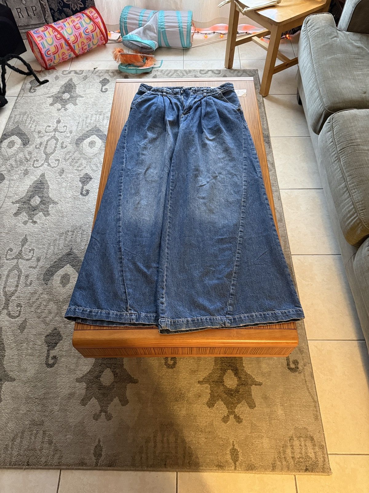 Free People Free People Wide Leg Jeans Size 28" / US 6 / IT 42 - 1 Thumbnail