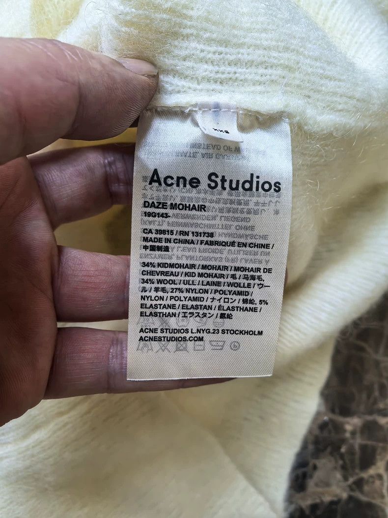 Acne Studios Acne Studios A white one-shoulder sweater Size XXS / US 00 / IT 34 - 6 Thumbnail