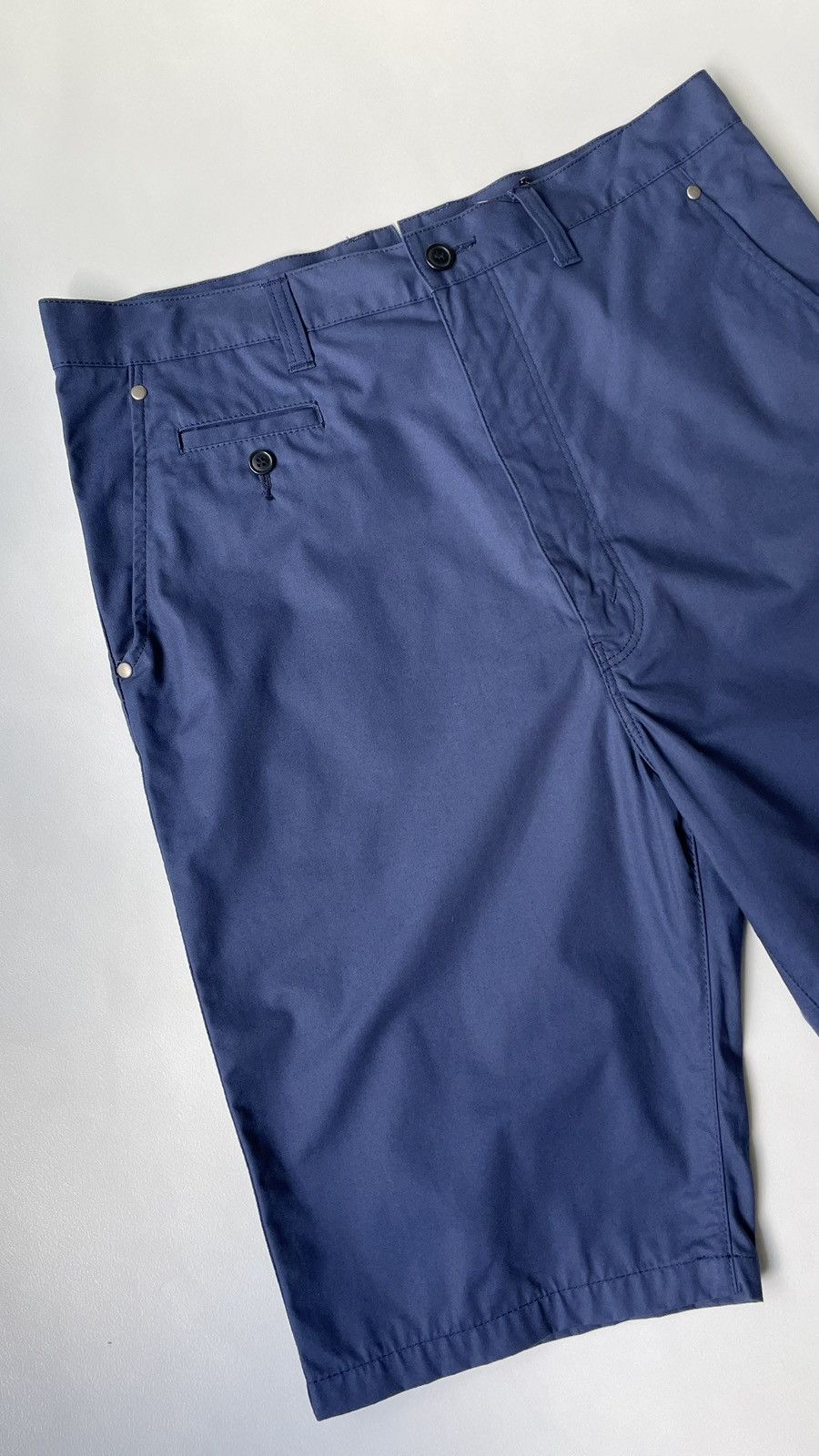 Comme des Garcons S/S 14 Blue Cotton Utility Shorts Size US 34 / EU 50 - 6 Thumbnail