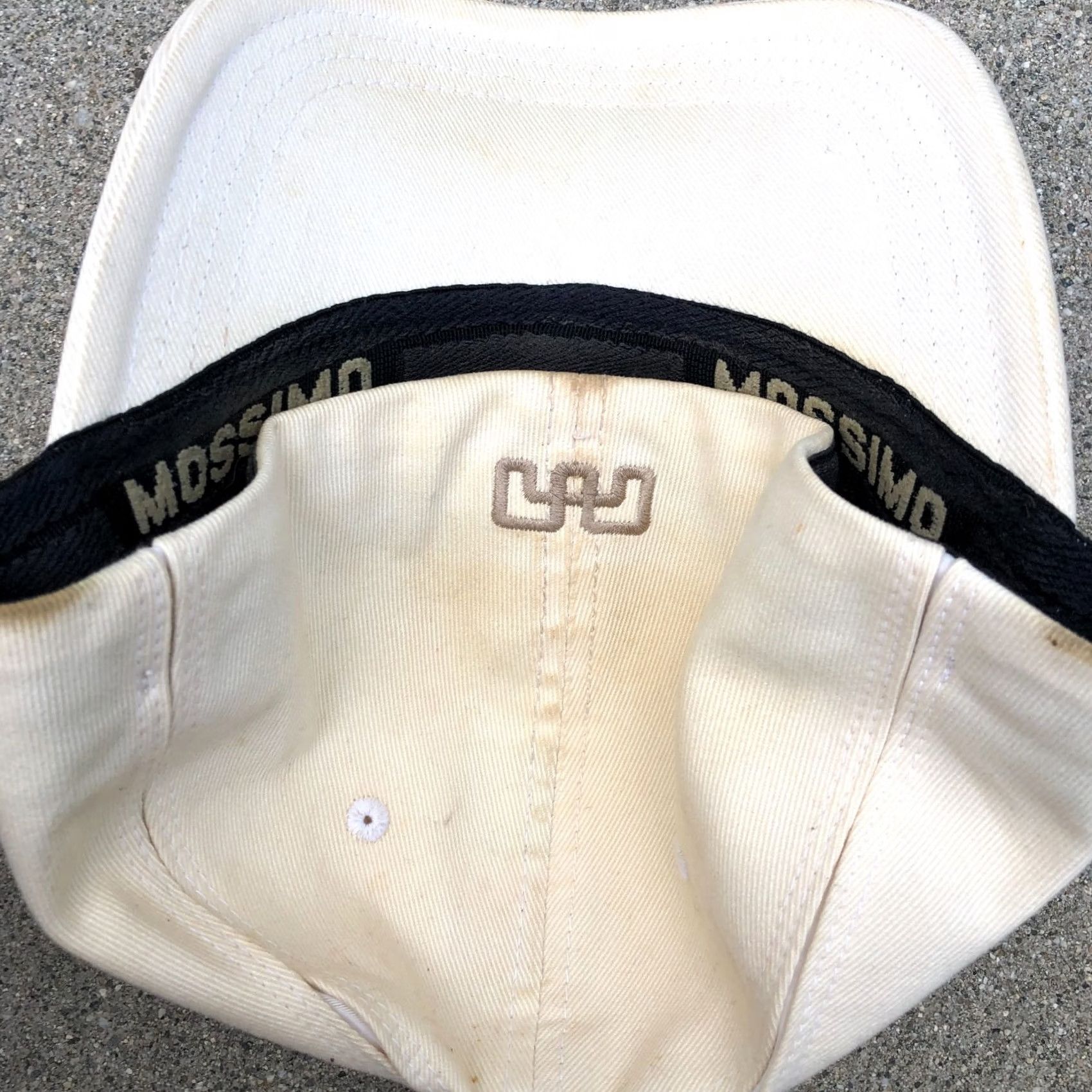 Mossimo VINTAGE Mossimo Baseball Hat One Size Beige Cap Embroidered Mens Y2K VTG Fitted Size ONE SIZE - 4 Thumbnail