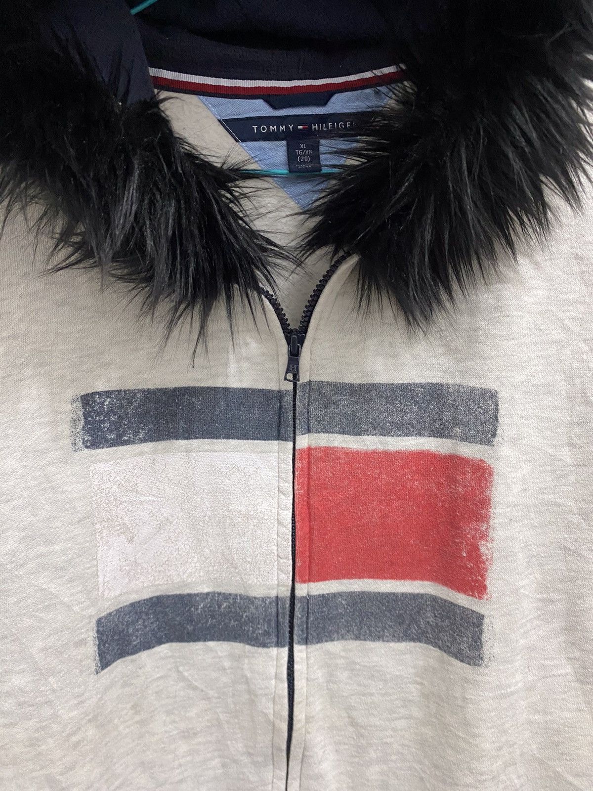 14th Addiction 💥LGB💥Tommy hilfiger Fur Zipper Hoodie LGB Style Size US L / EU 52-54 / 3 - 6 Thumbnail