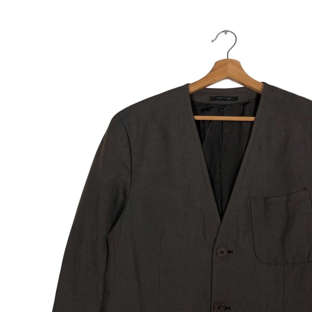 Emporio Armani 🔥VINTAGE CHORE JACKET EMPORIA ARMANI MADE IN ITALY Y COLLAR Size US M / EU 48-50 / 2 - 9 Thumbnail
