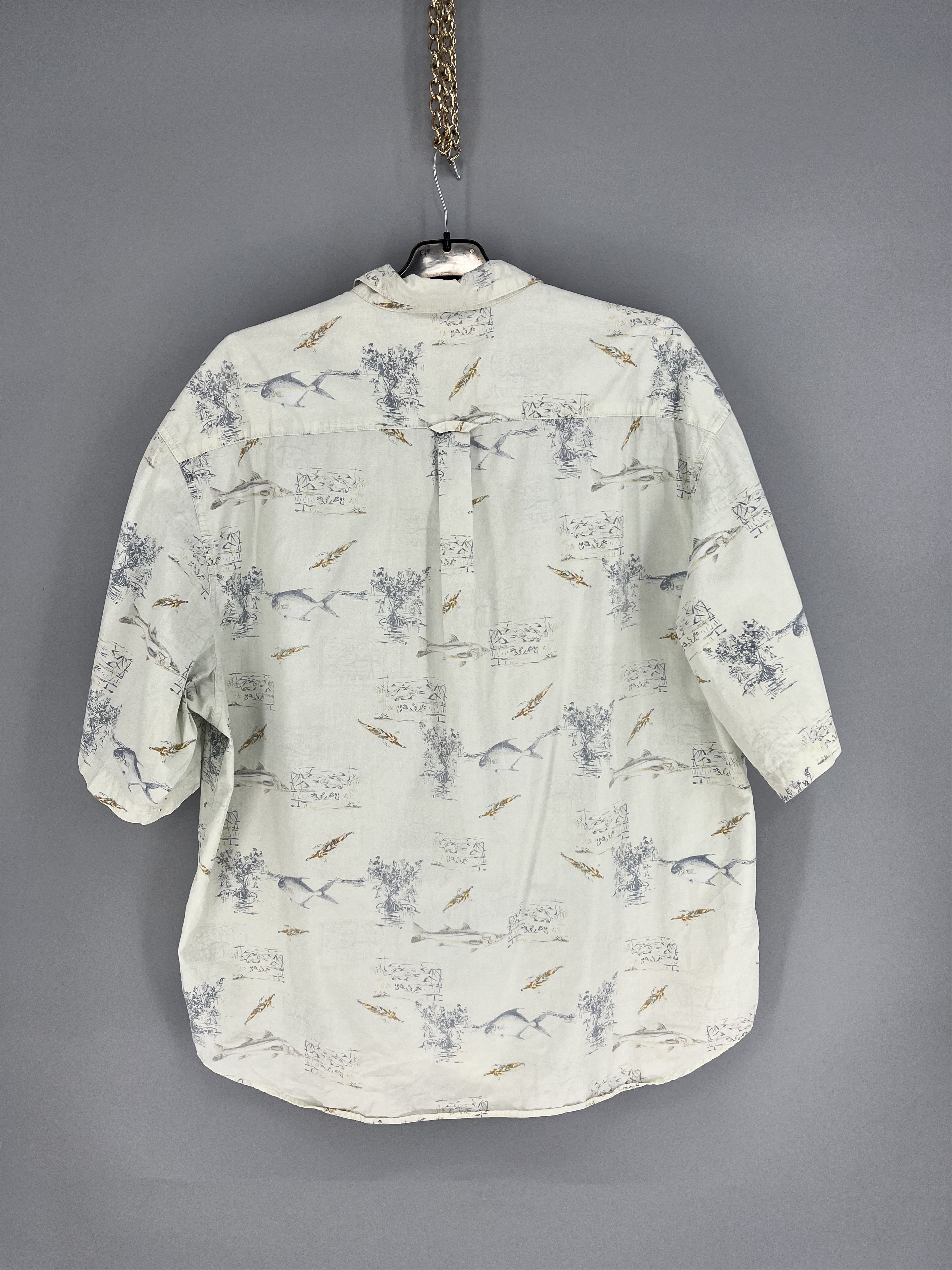 Columbia Vintage Columbia Fish Overprint Beach Hawaiian Shirt XLarge Size US XL / EU 56 / 4 - 9 Thumbnail