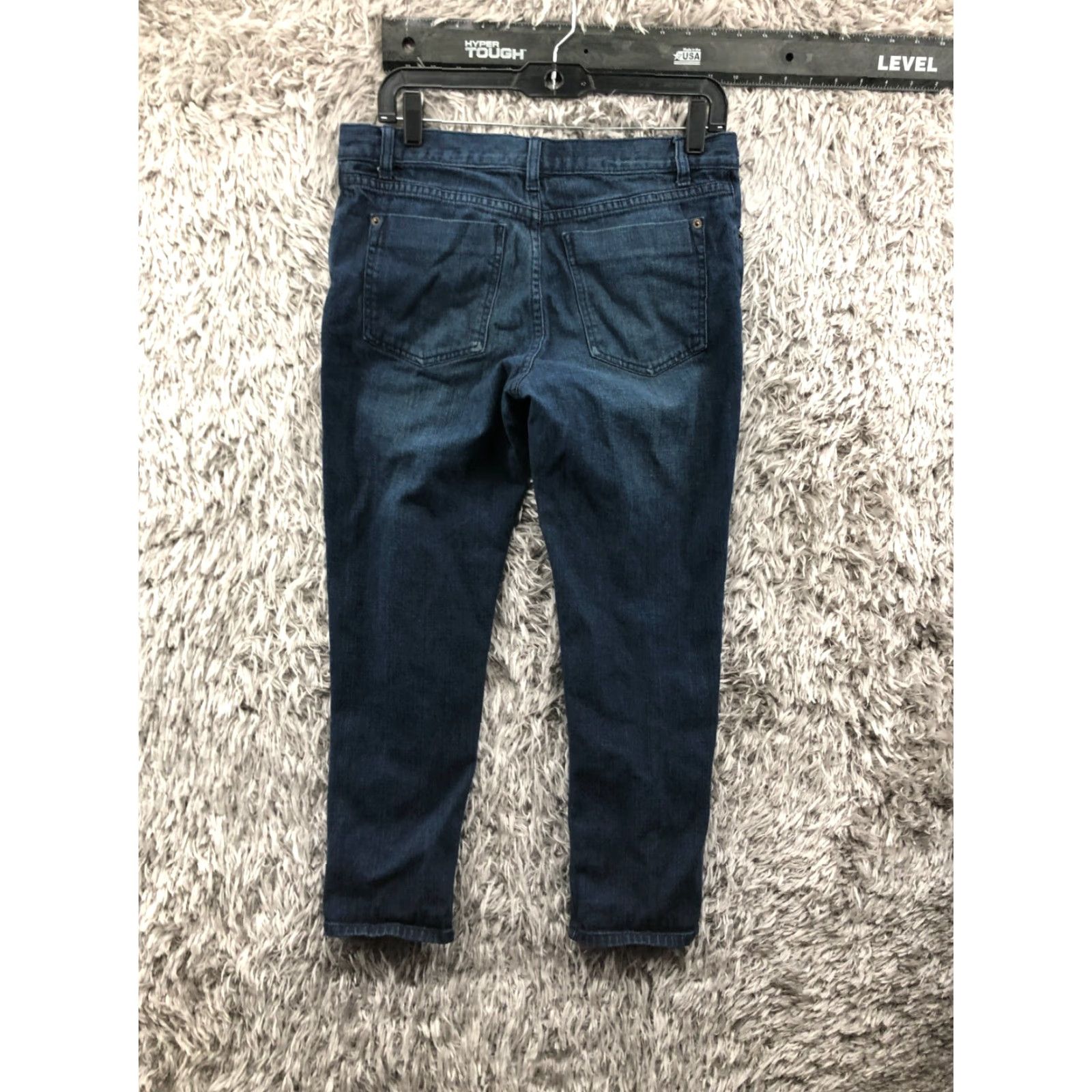 Mossimo Mossimo Skinny Boyfriend Jeans Size 6 Womens Mid Rise Dark Wash Blue Denim Jeans Size 28" / US 6 / IT 42 - 5 Thumbnail