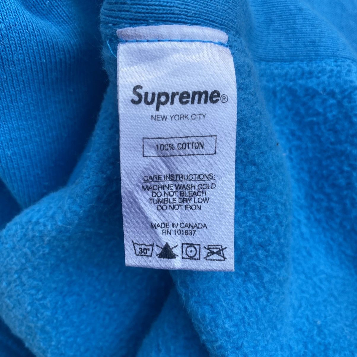 Supreme Supreme Box Logo Crewneck (FW18) Bright Royal Size US L / EU 52-54 / 3 - 7 Thumbnail