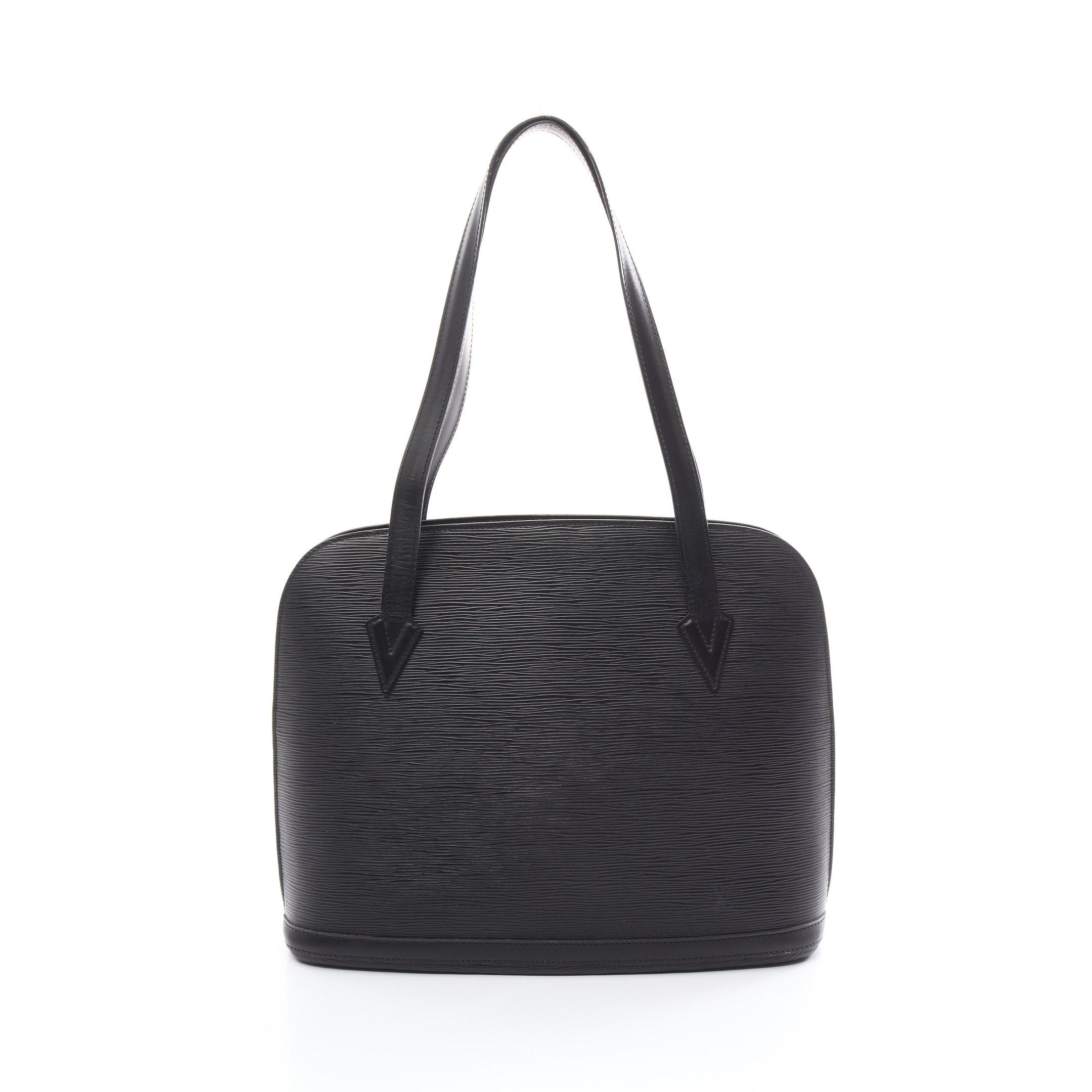 Louis Vuitton Louis Vuitton Lussac Epi Noir Shoulder Bag Leather Black Size ONE SIZE - 1 Thumbnail