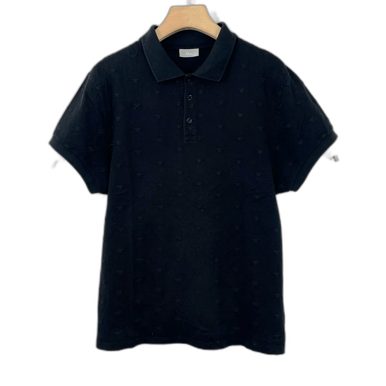 Dior Dior Embroidered Short Sleeve Polo Shirt-2506 Size US XL / EU 56 / 4 - 1 Thumbnail