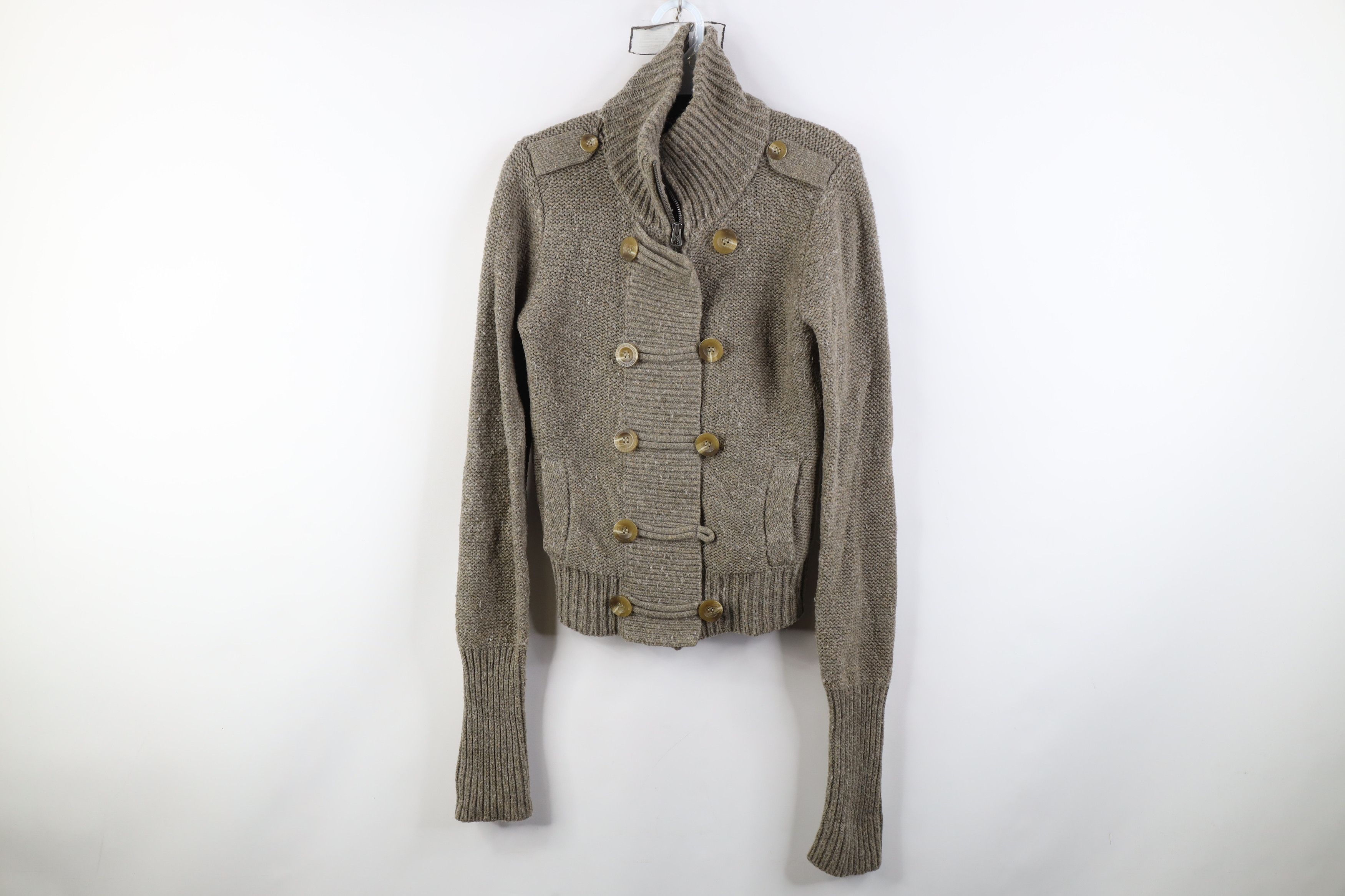 American Eagle Outfitters Vintage 90s Y2K American Eagle Babydoll Cardigan Sweater Size M / US 6-8 / IT 42-44 - 1 Thumbnail