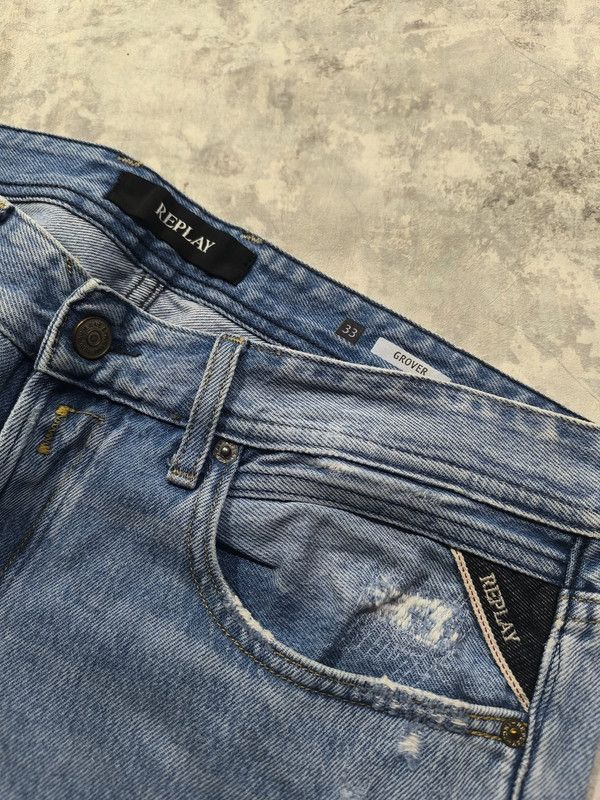 Hysteric Glamour vtg distressed replay repaired jeans steve jobs type western Size US 34 / EU 50 - 6 Thumbnail