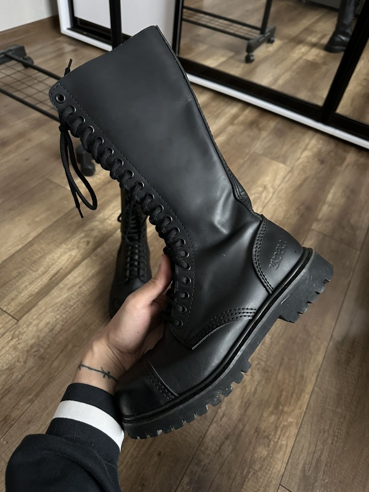 Undercover Undercover Vintage Leather Boots Shoes High Top Size US 7 / EU 40 - 9 Thumbnail
