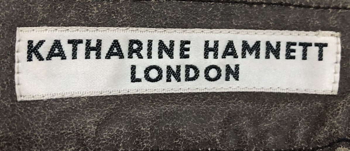 Katharine Hamnett London Vintage Katharine Hamnett London Composition Cow Skin Pants Size US 32 / EU 48 - 17 Thumbnail