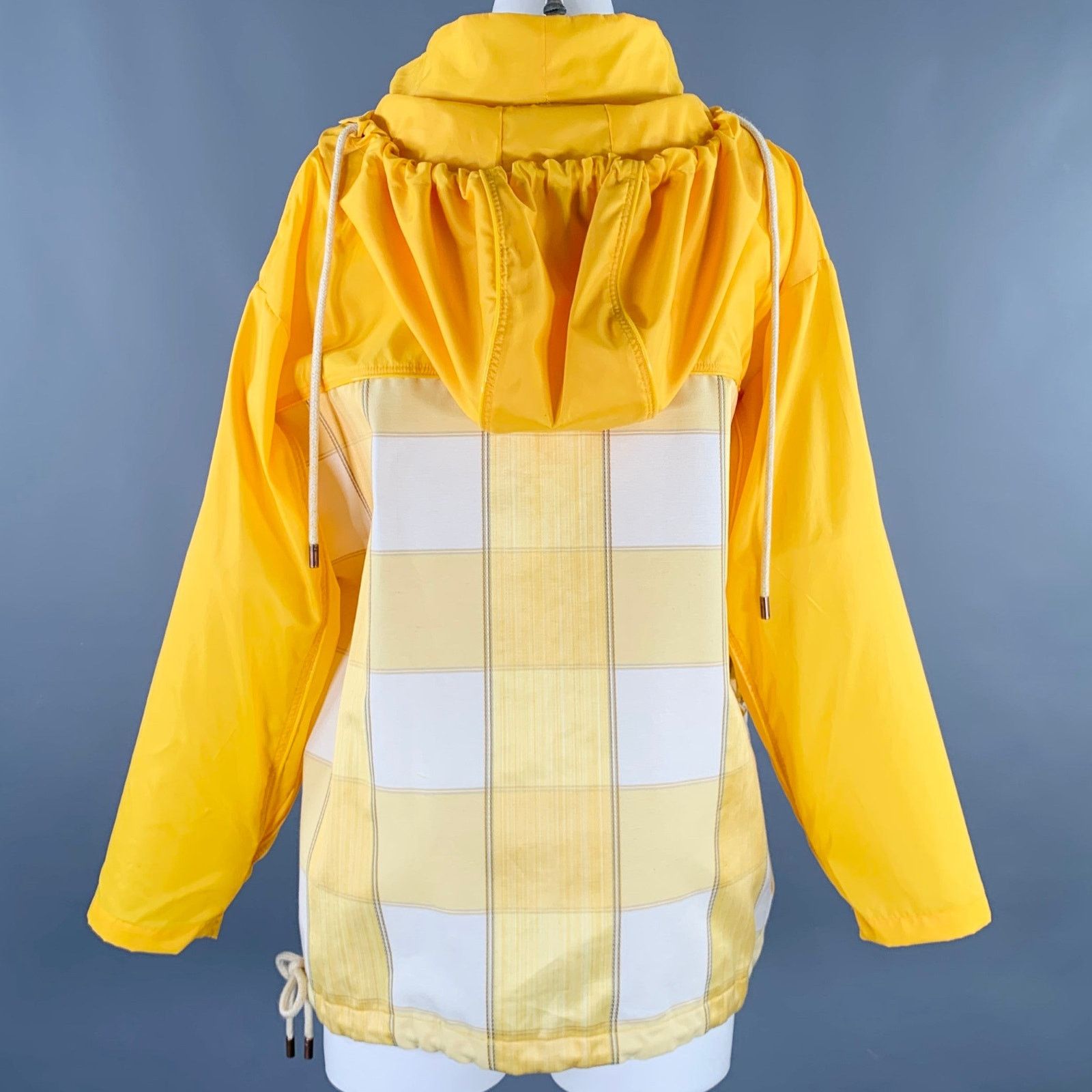 Other F.WORDS XS/S Yellow White Mixed Patterns Windbreaker Jacket Size XS / US 0-2 / IT 36-38 - 3 Thumbnail
