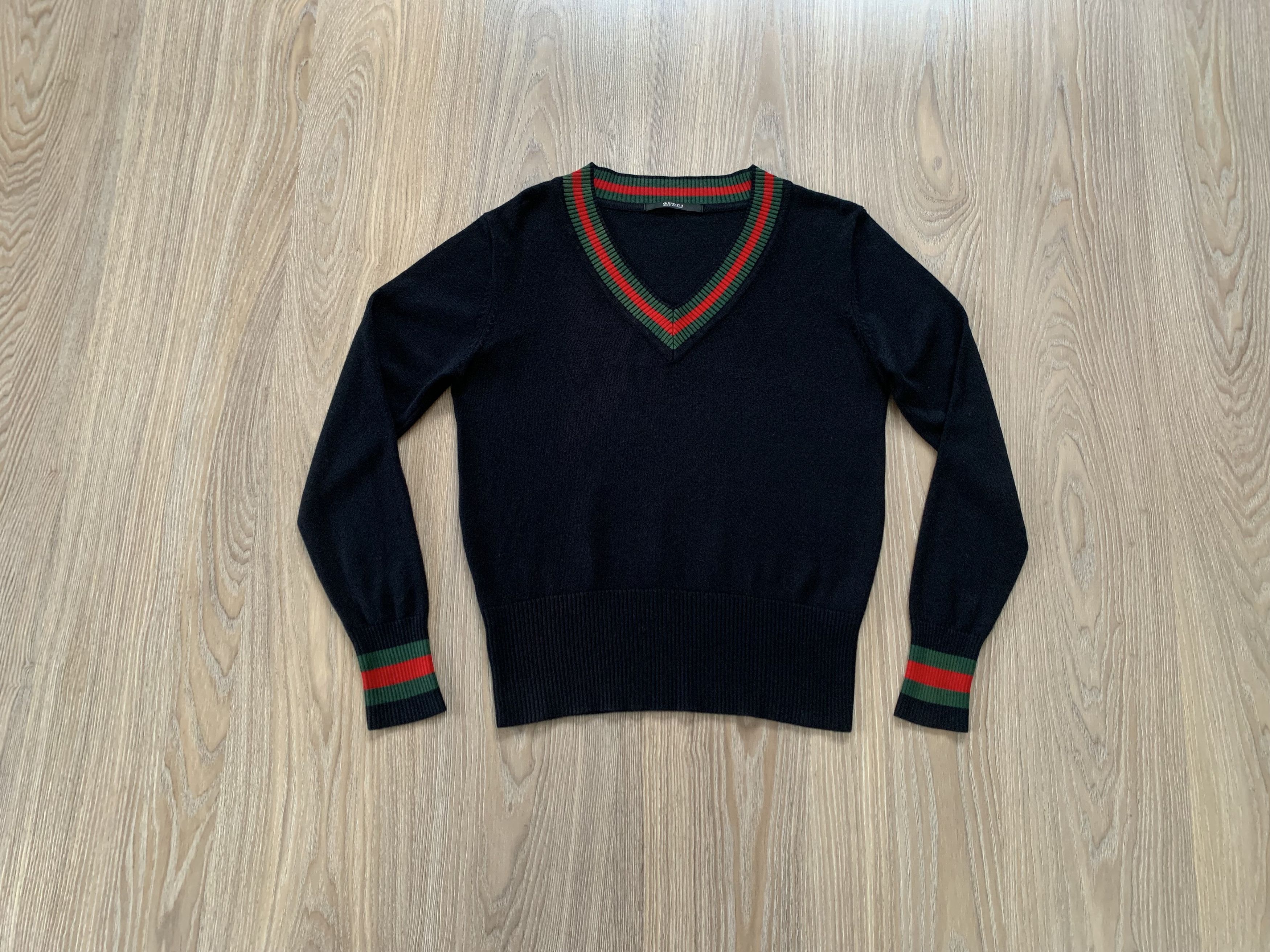 Gucci Gucci Black V-Neck Sweater Jumper Size M / US 6-8 / IT 42-44 - 10 Thumbnail