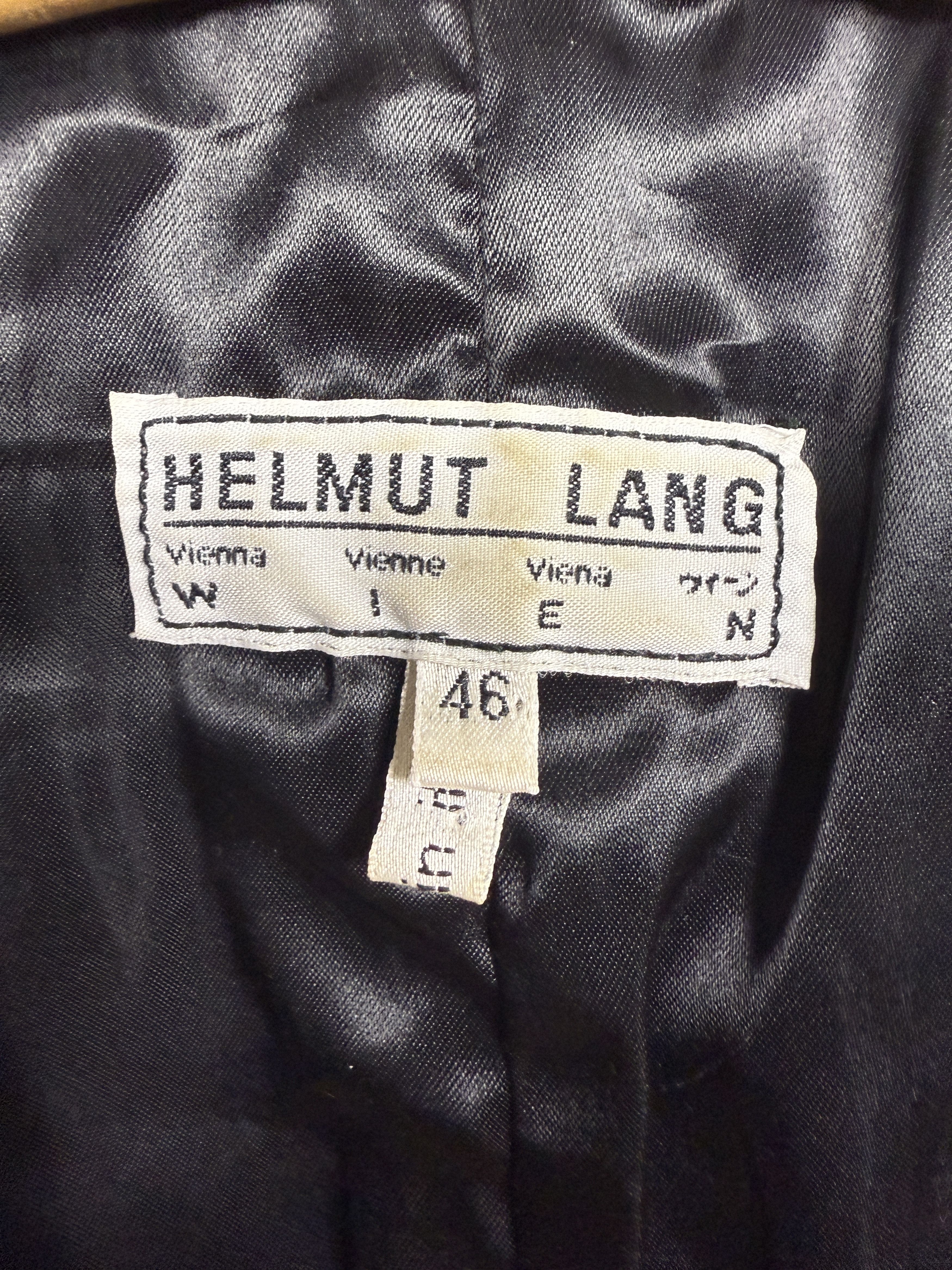 Helmut Lang Helmut Lang 1992 Archive Open Front Leather Top Size L / US 10 / IT 46 - 4 Thumbnail