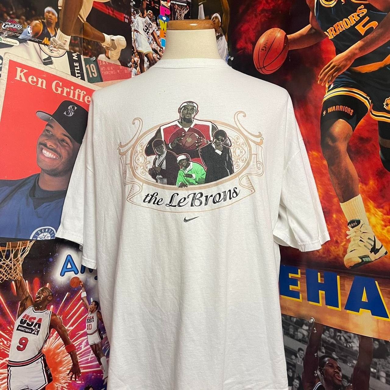 image of Vintage Y2K Nike The Lebrons Tee in White, Men's (Size 2XL)