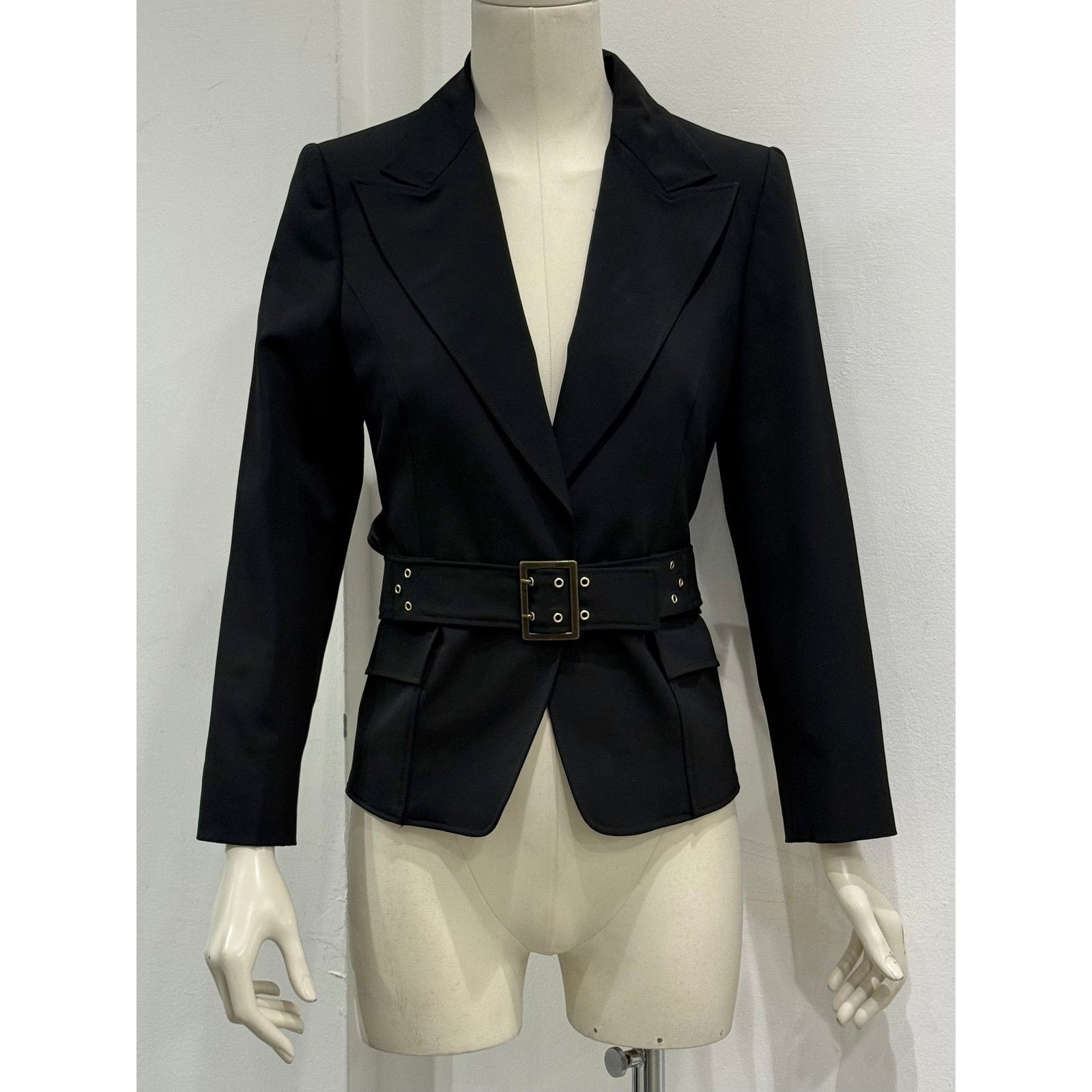 Gucci A/W2003 Gucci by Tom Ford belted military jacket Size M / US 6-8 / IT 42-44 - 1 Thumbnail