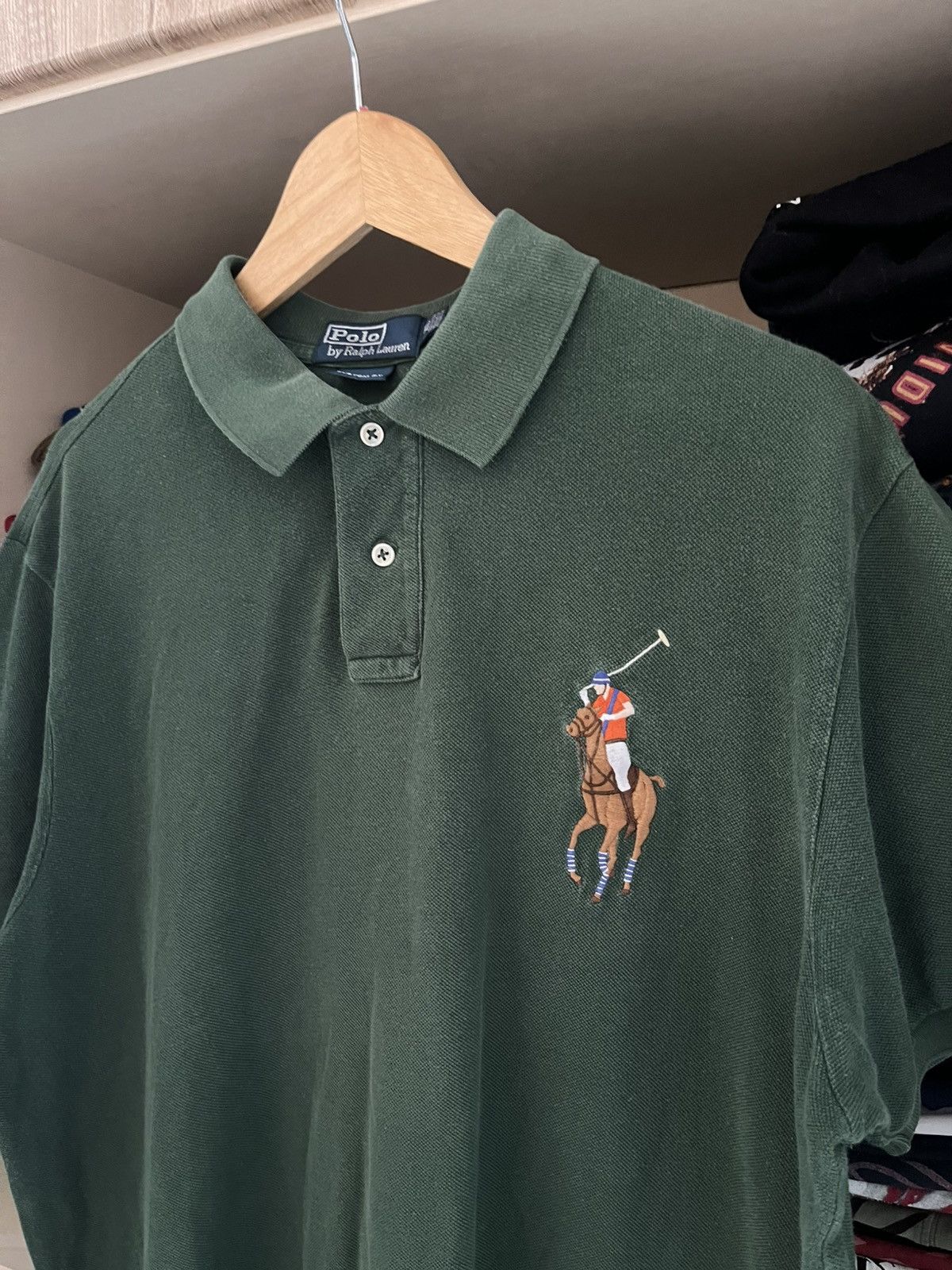 Polo Ralph Lauren Vintage Polo Ralph Lauren Polo Tee Pony Big Logo Chief Keef Size US XL / EU 56 / 4 - 2 Thumbnail