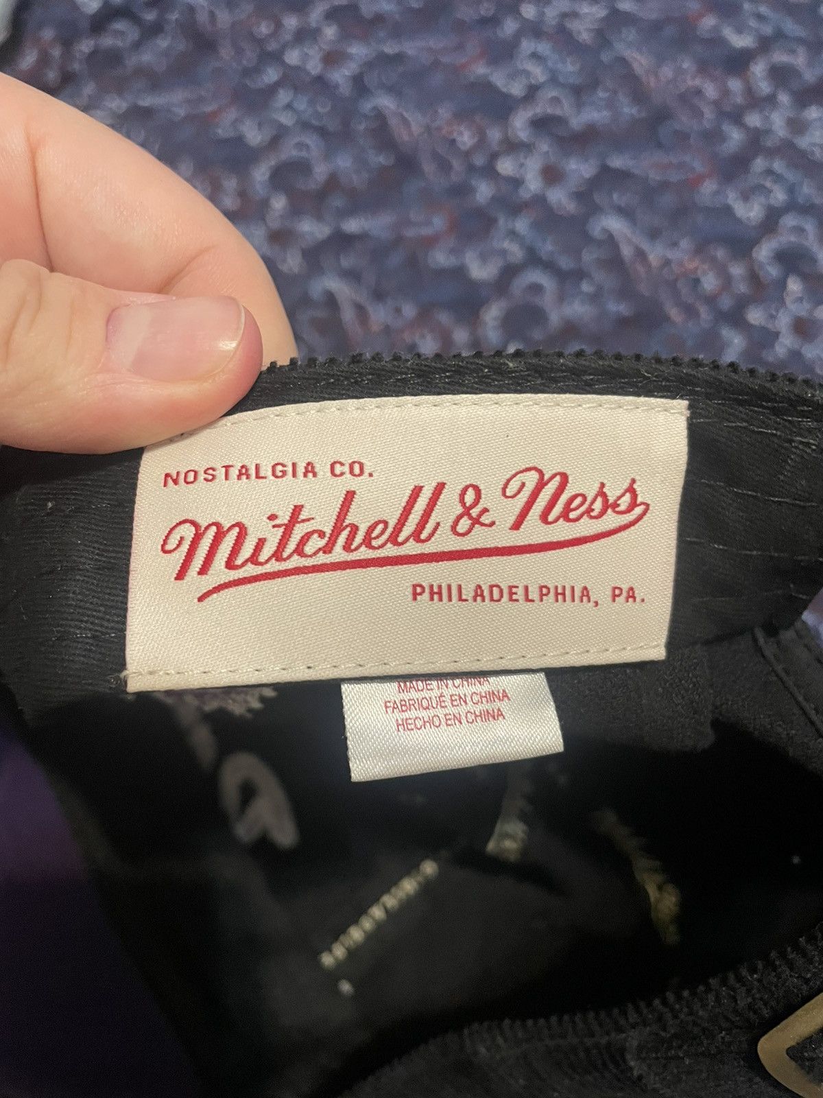 Mitchell & Ness Mitchell & Ness Corduroy Toronto Raptors Hat Size ONE SIZE - 4 Thumbnail